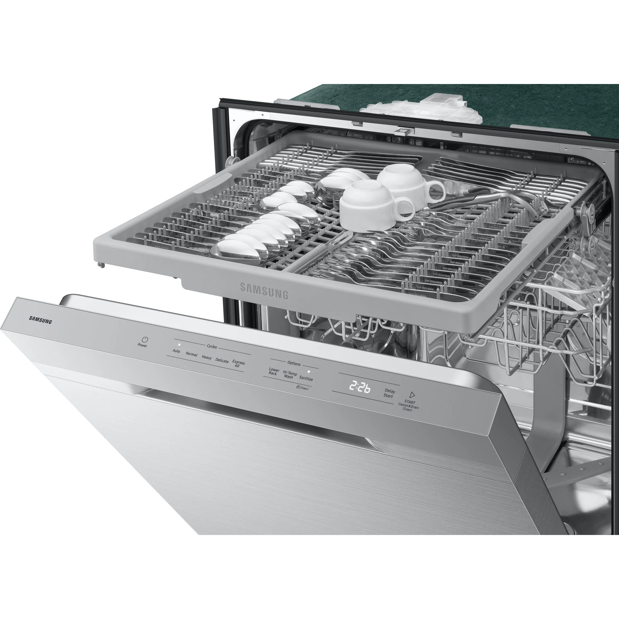 Samsung Dishwasher Stainless Steel (DW80DG5500SRAA) - Stainless Steel - Image 9