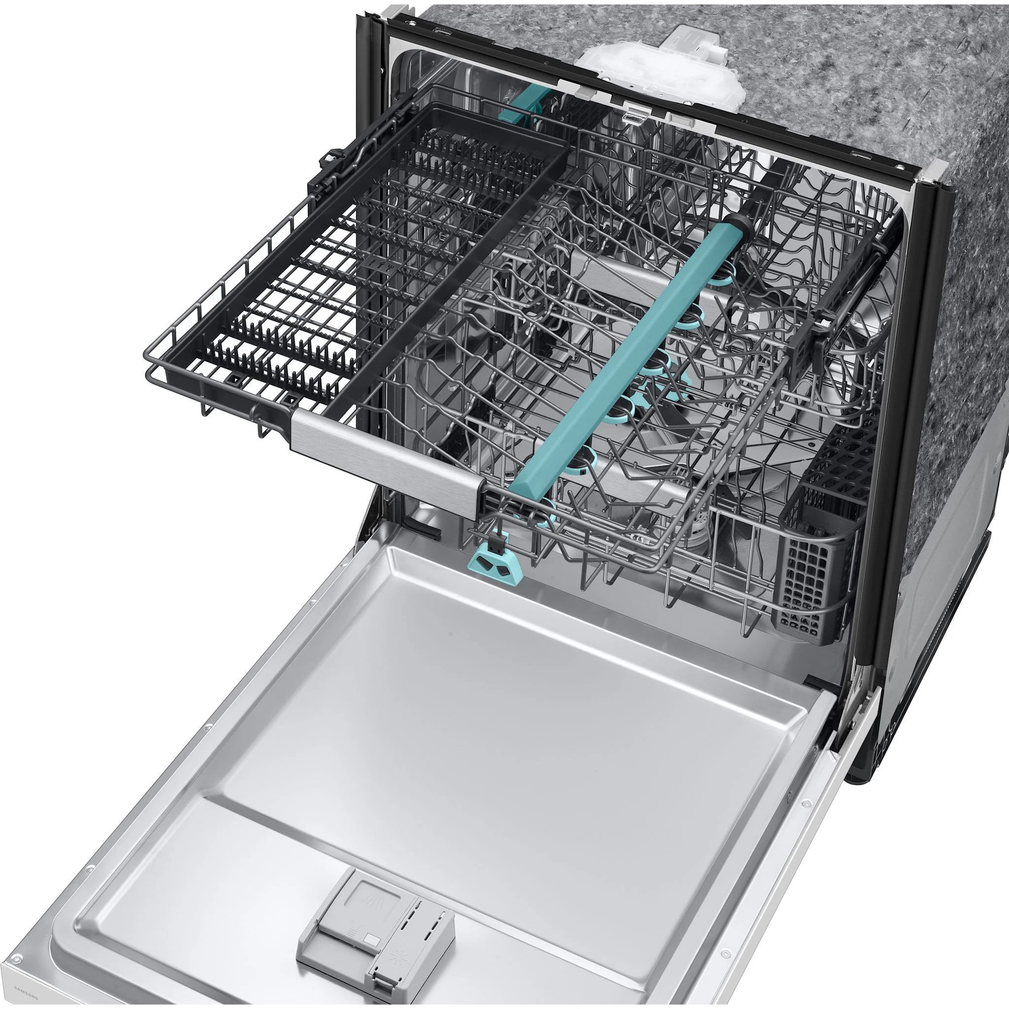 Samsung Dishwasher Stainless Steel (DW90F89T0U12AA) - White Glass - Image 10