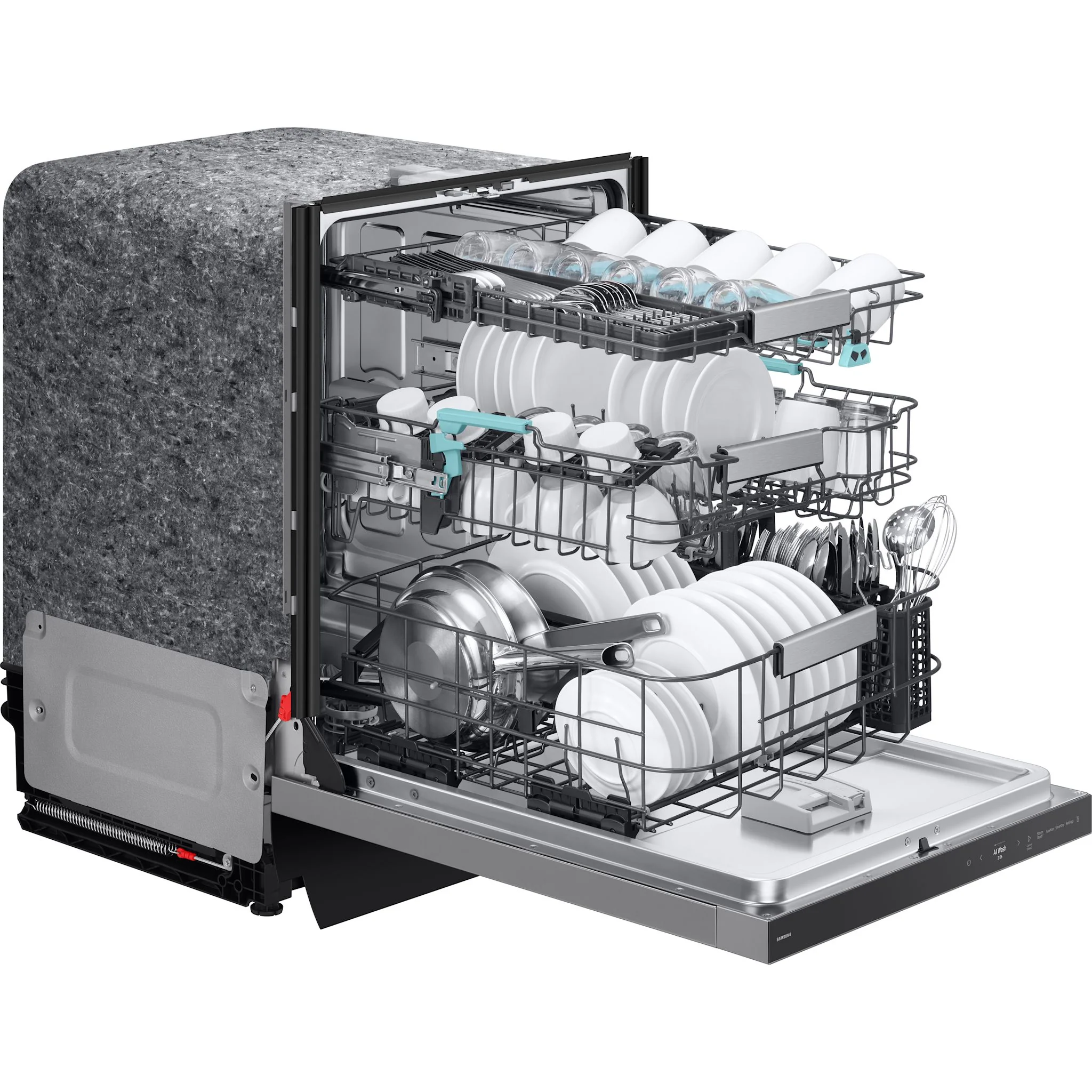 Samsung Dishwasher Stainless Steel (DW90F89T0USRAA) - Stainless Steel - Image 10