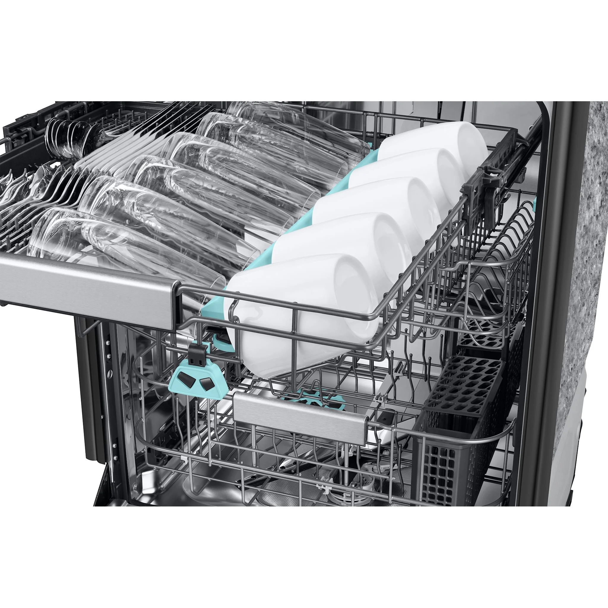Samsung Dishwasher Stainless Steel (DW90F89T0USRAA) - Stainless Steel - Image 7
