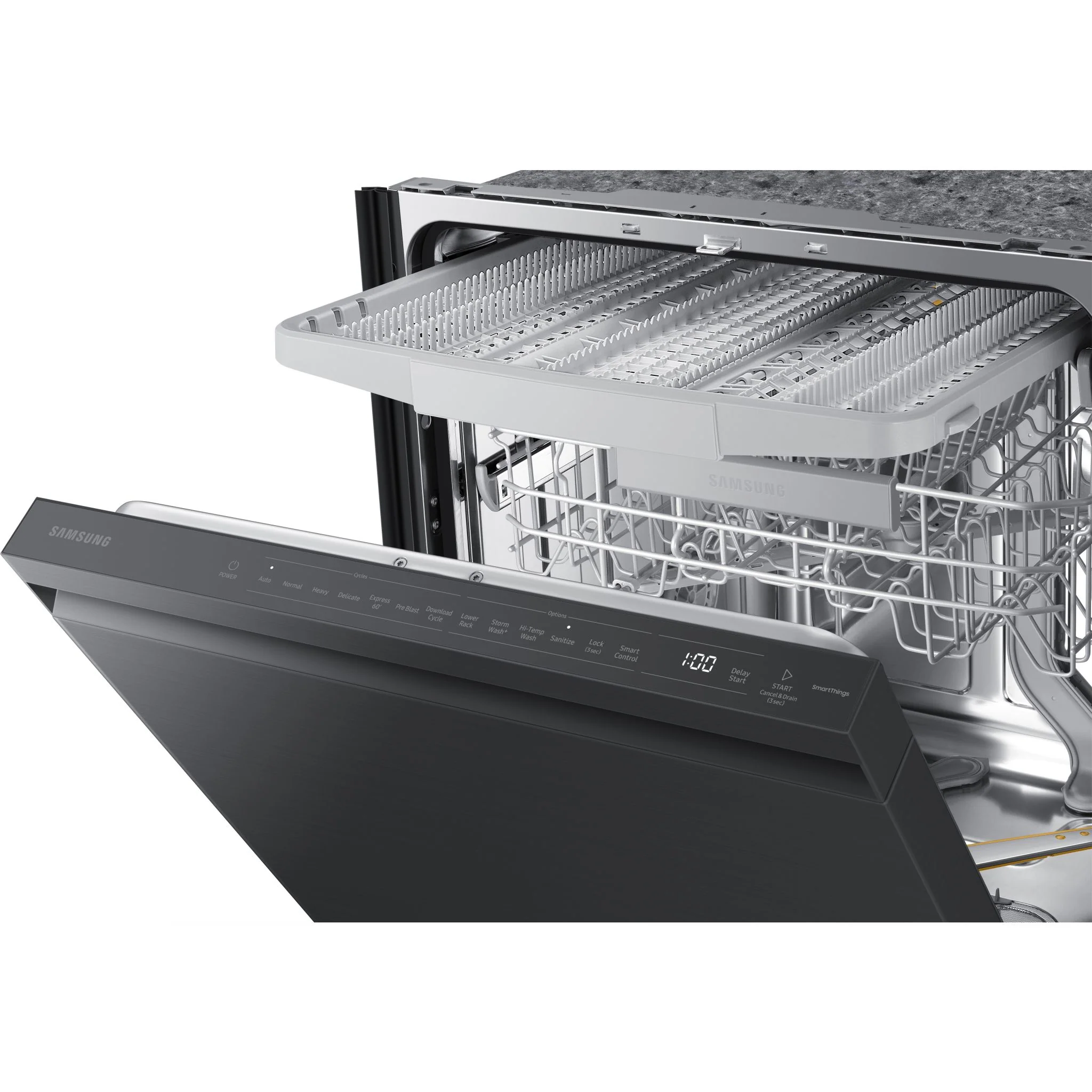 Samsung Dishwasher Stainless Steel Tub (DW80B6060UG) - Black Stainless - Image 17