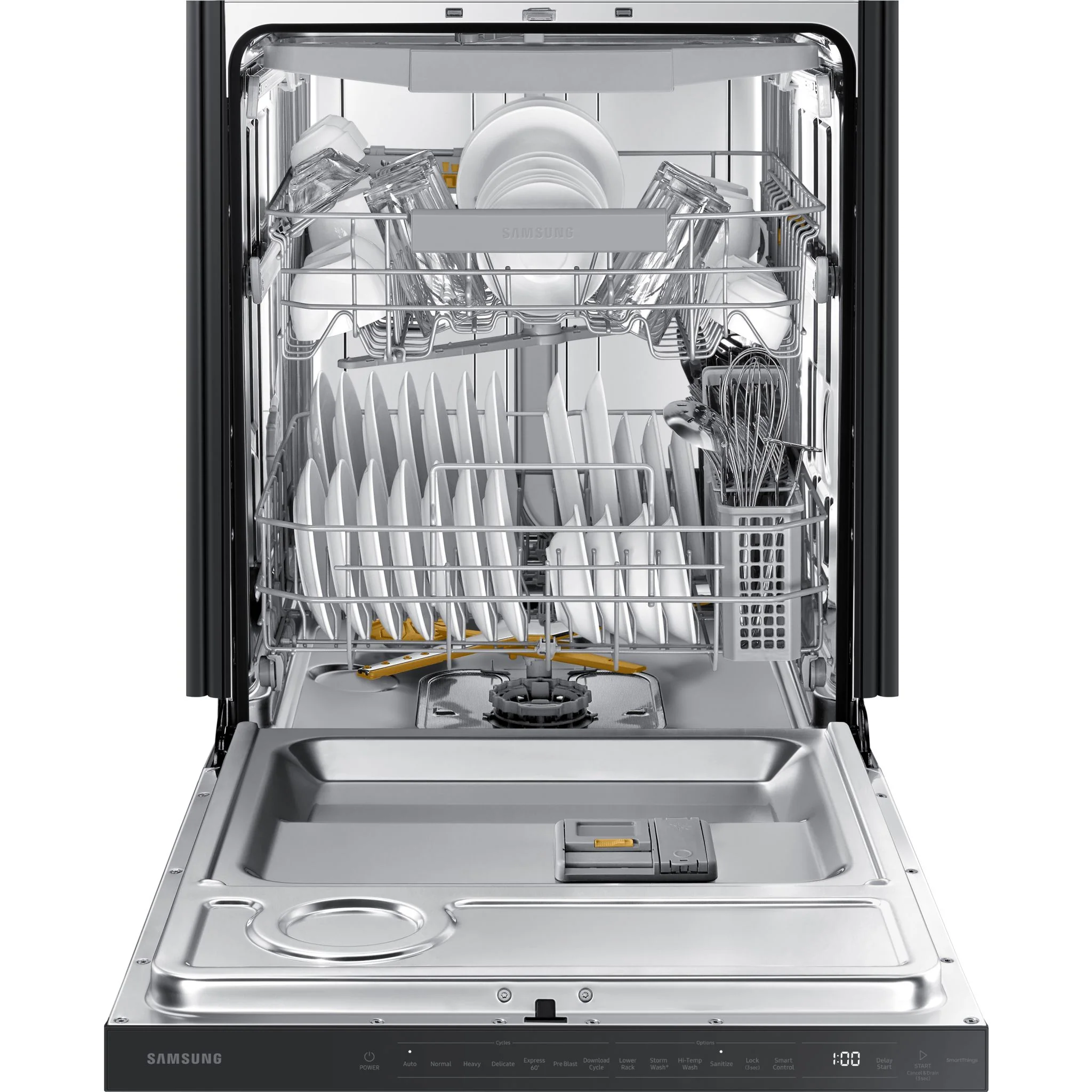 Samsung Dishwasher Stainless Steel Tub (DW80B6060UG) - Black Stainless - Image 5