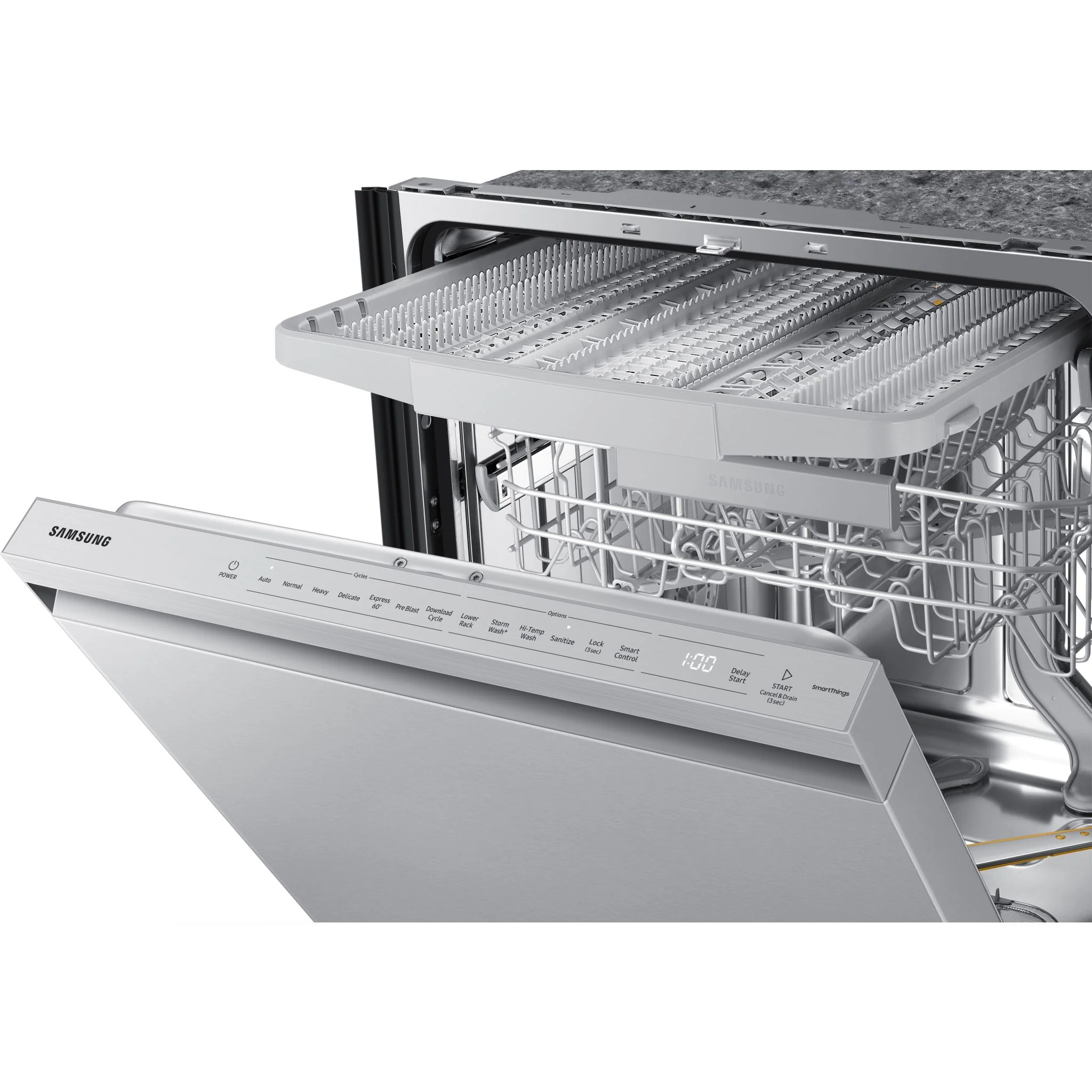 Samsung Dishwasher Stainless Steel Tub (DW80B6060US) - Stainless Steel - Image 13