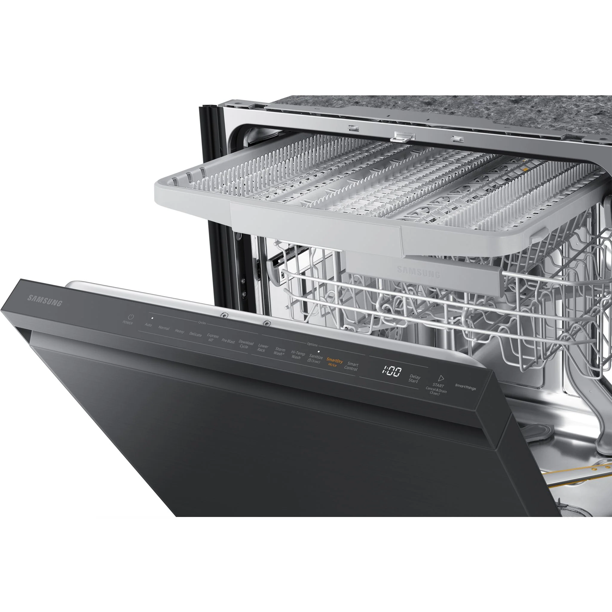 Samsung Dishwasher Stainless Steel Tub (DW80B7070UG) - Black Stainless - Image 17