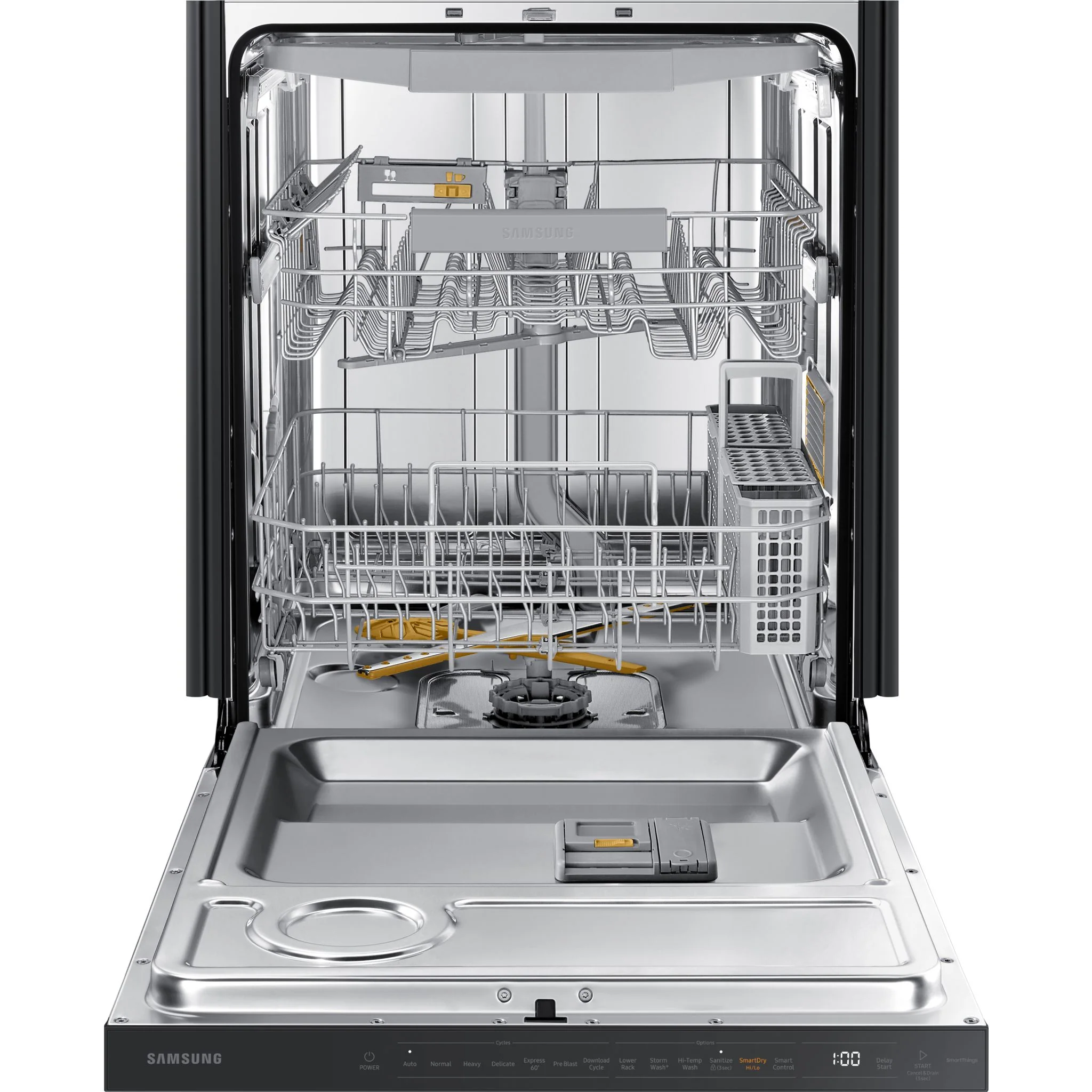 Samsung Dishwasher Stainless Steel Tub (DW80B7070UG) - Black Stainless - Image 4
