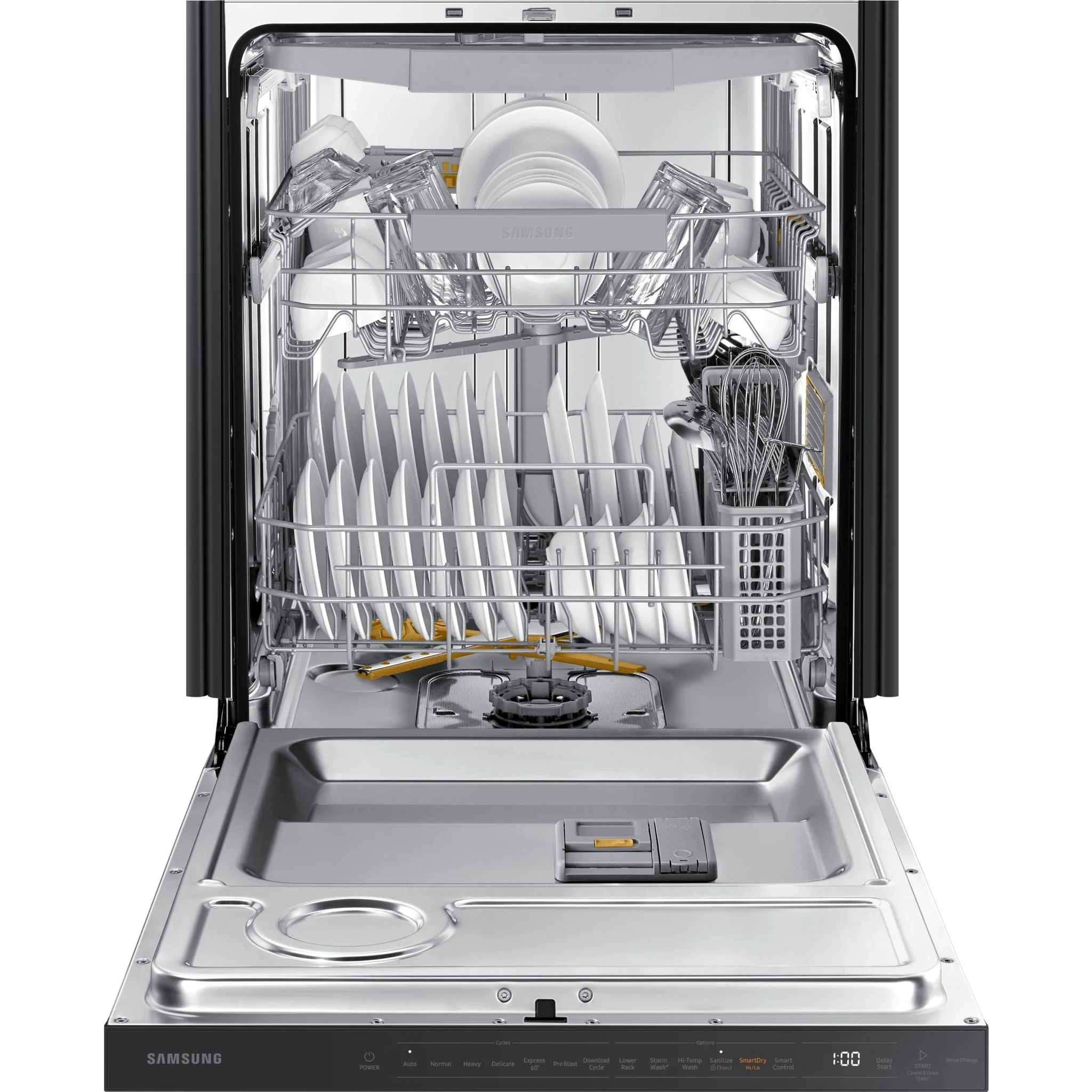 Samsung Dishwasher Stainless Steel Tub (DW80B7070UG) - Black Stainless - Image 5