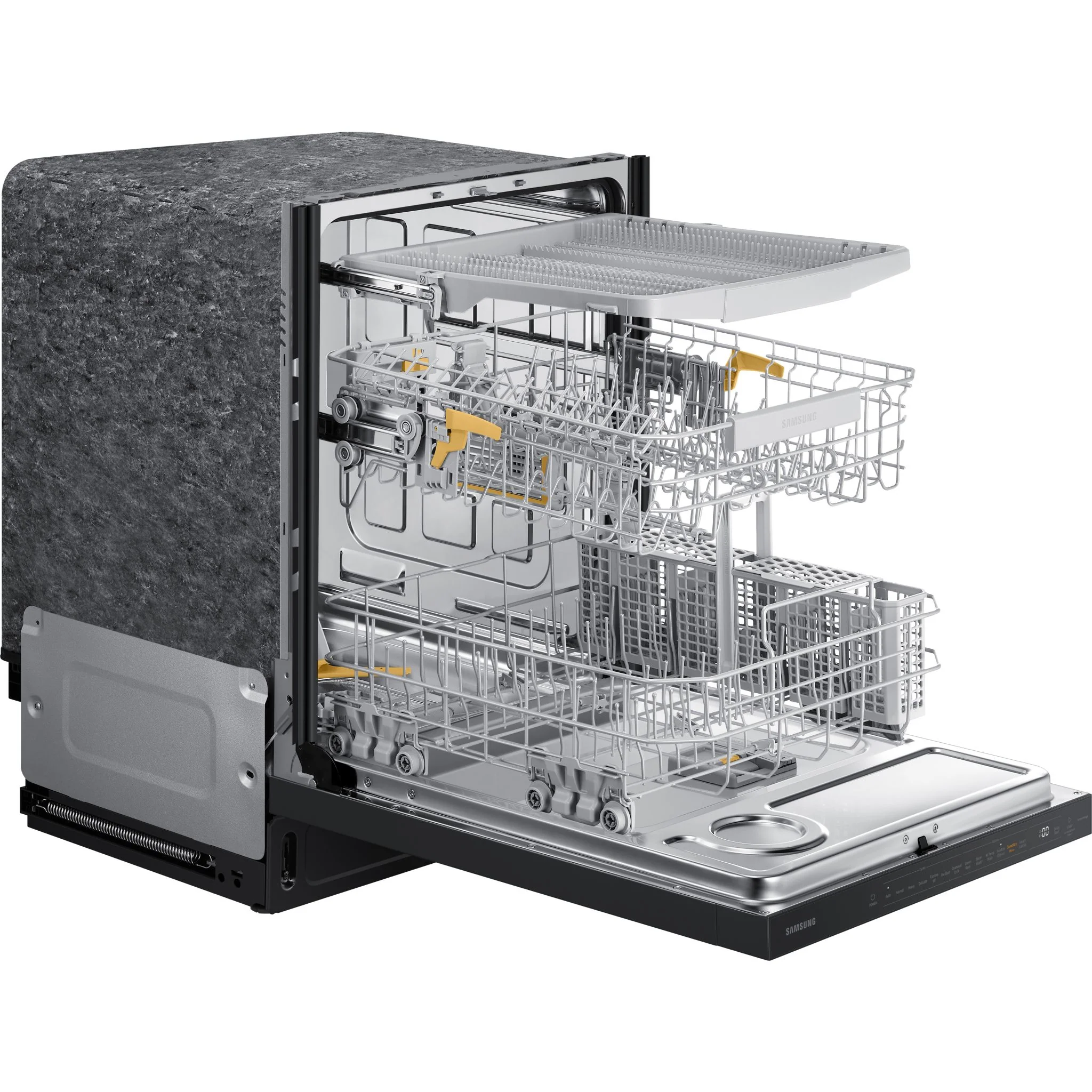 Samsung Dishwasher Stainless Steel Tub (DW80B7070UG) - Black Stainless - Image 7