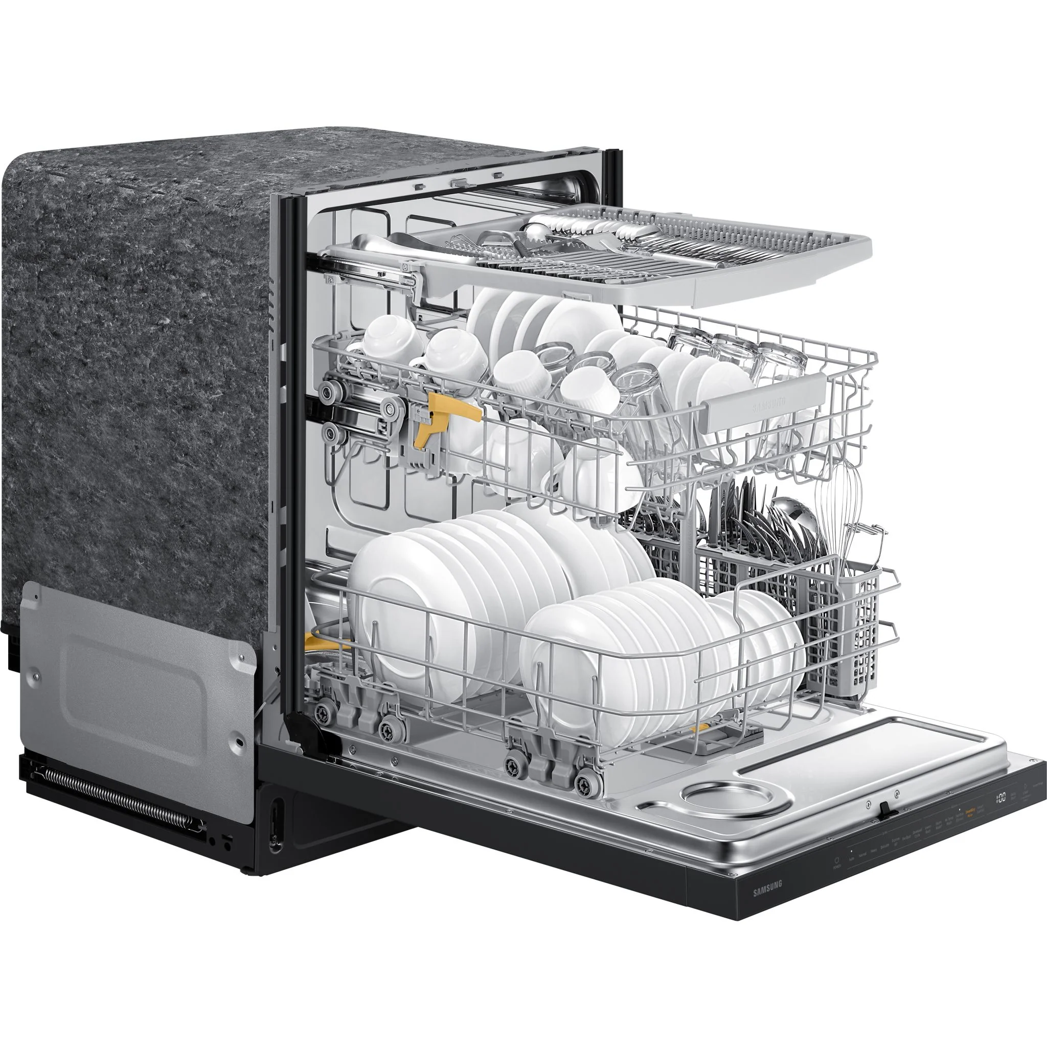 Samsung Dishwasher Stainless Steel Tub (DW80B7070UG) - Black Stainless - Image 8