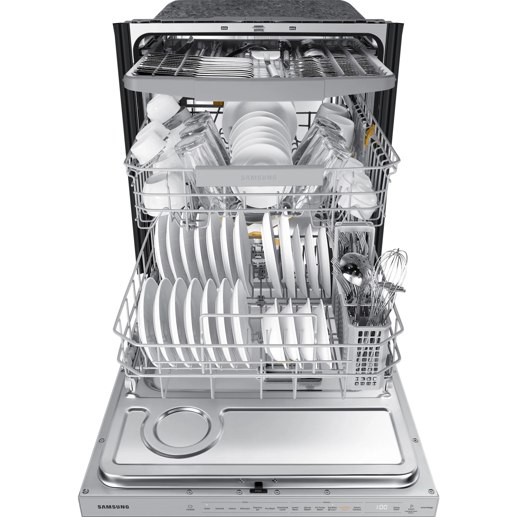 Samsung Dishwasher Stainless Steel Tub (DW80B7070US) - Stainless Steel - Image 6