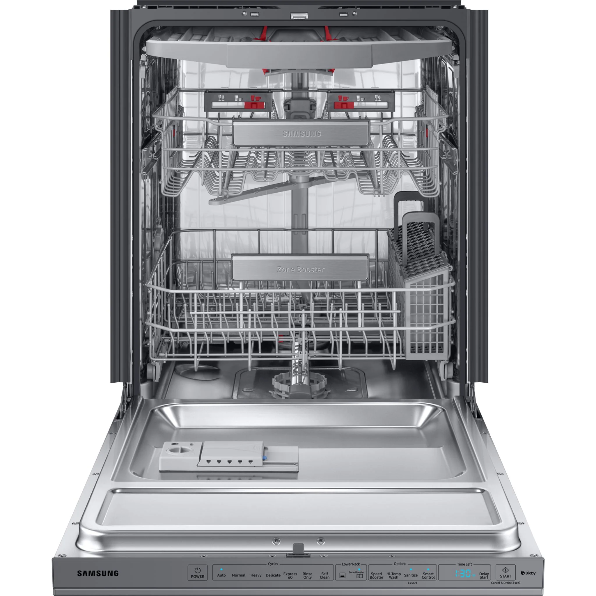 Samsung Dishwasher Stainless Steel Tub (DW80R9950US) - Stainless - Image 5