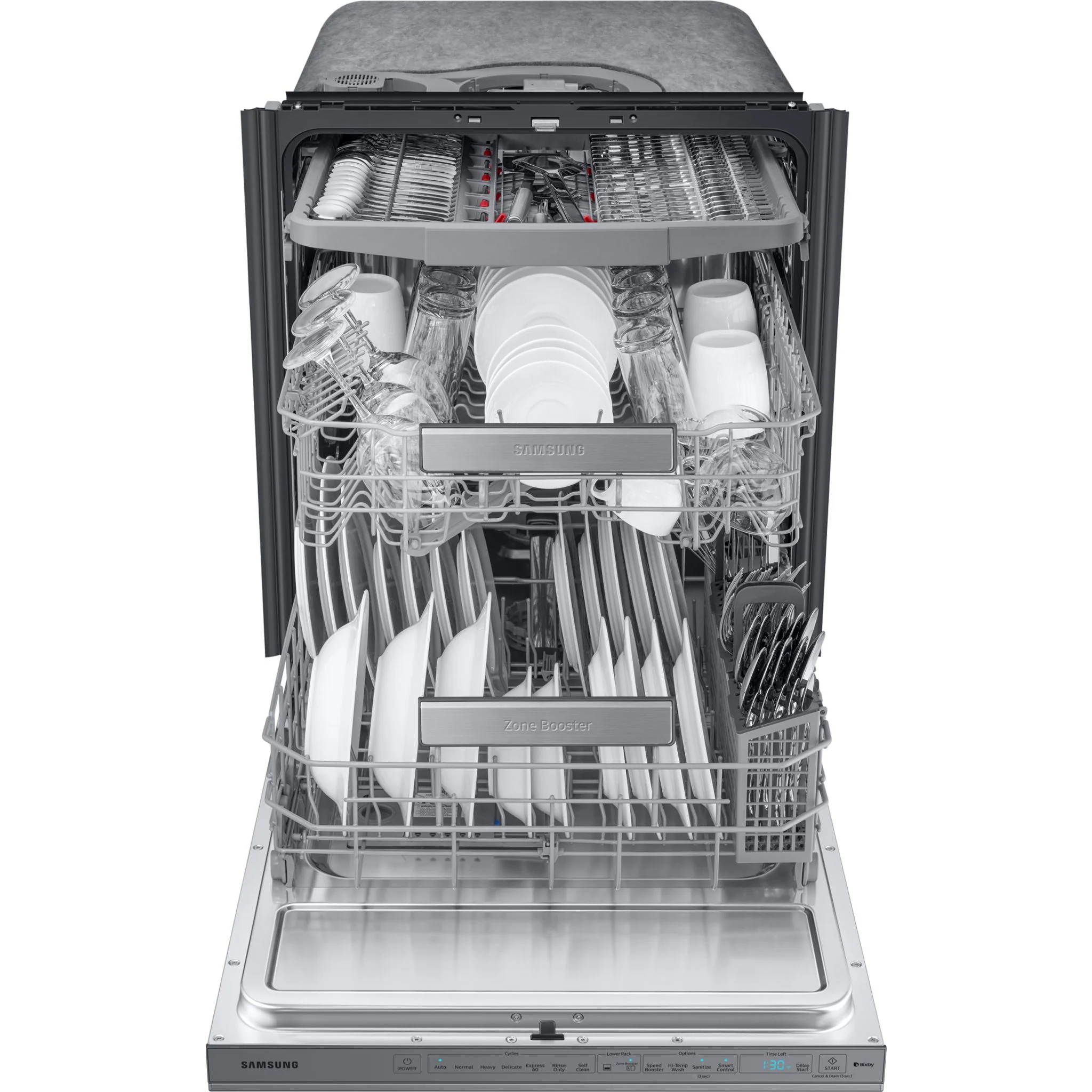 Samsung Dishwasher Stainless Steel Tub (DW80R9950US) - Stainless - Image 7