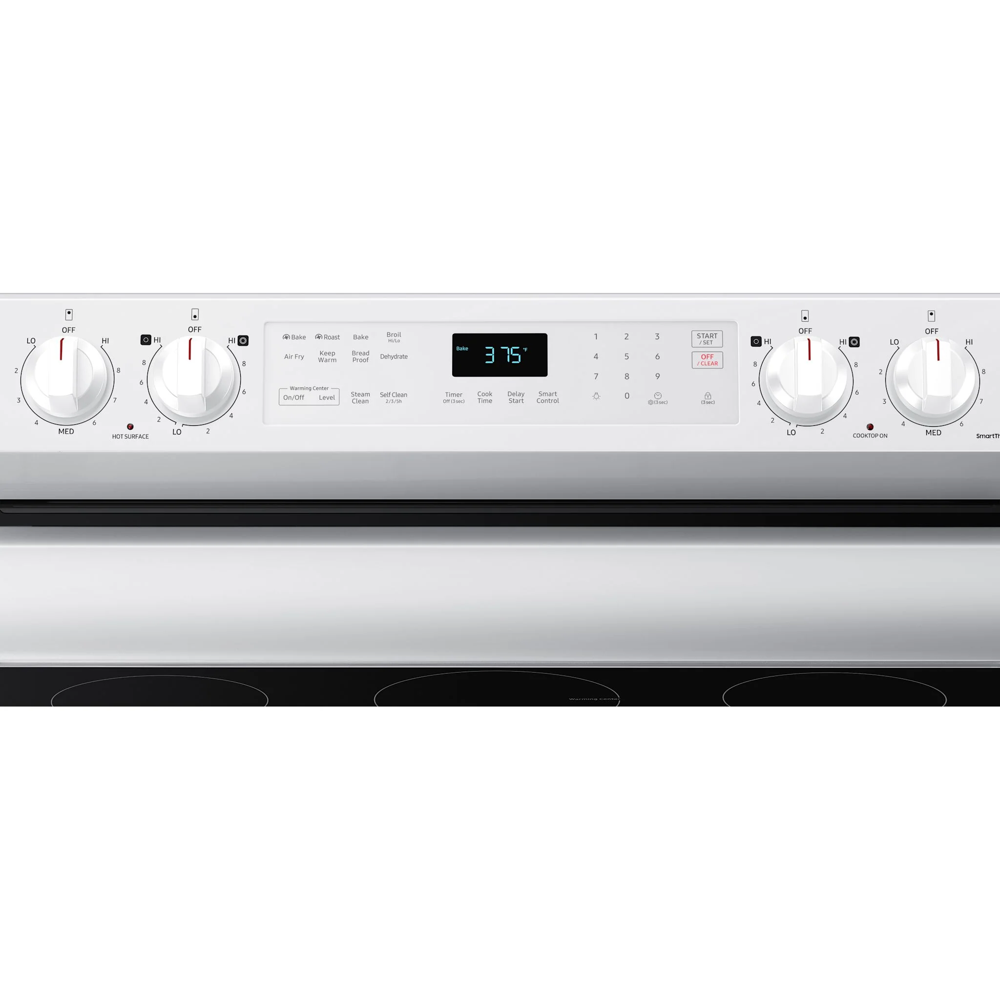 Samsung Fan Convection Range (NE63A6511SW) - White - Image 10