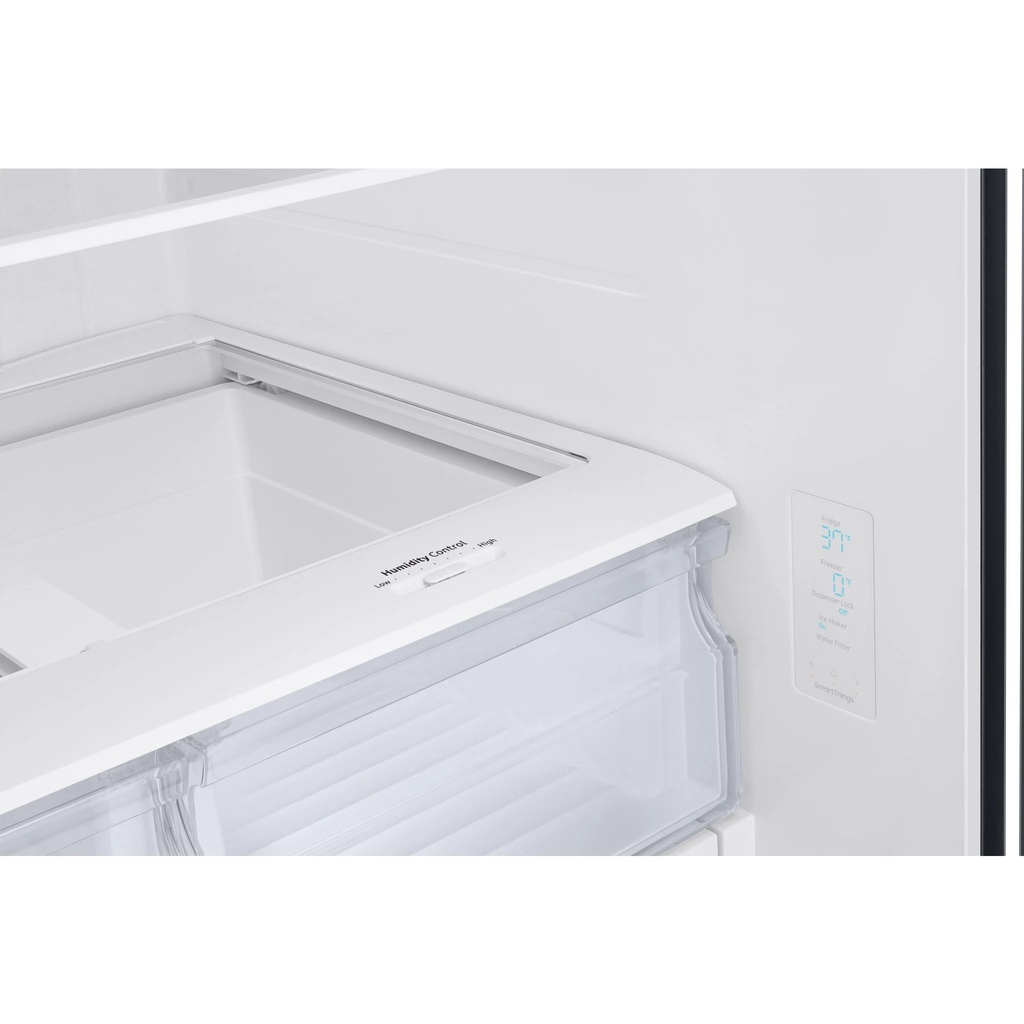 Samsung French Door Fridge (RF22A4221SG) - Black Stainless Steel - Image 10