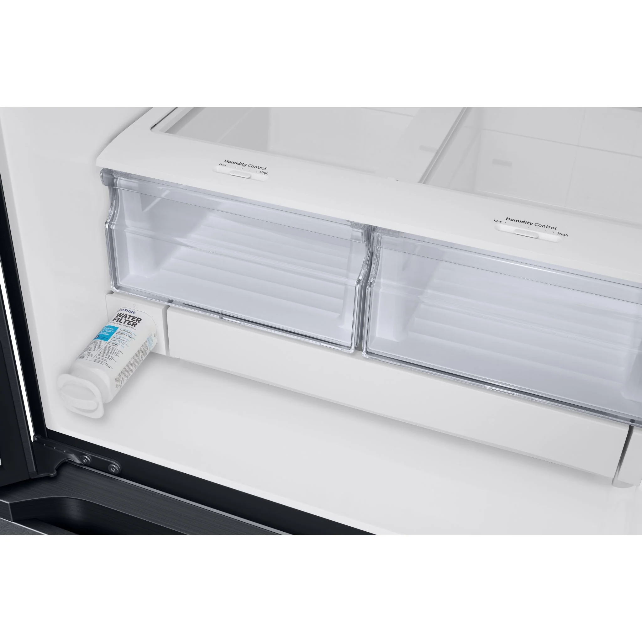 Samsung French Door Fridge (RF22A4221SG) - Black Stainless Steel - Image 11
