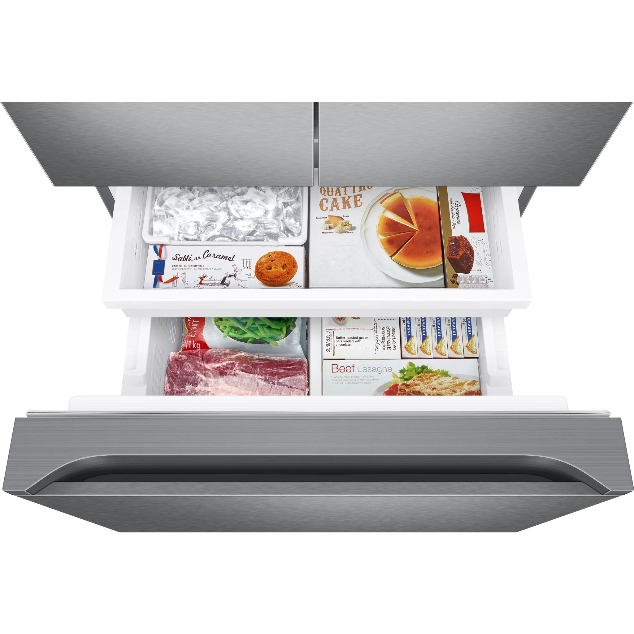 Samsung French Door Fridge (RF22A4221SR) - Stainless Steel - Image 7