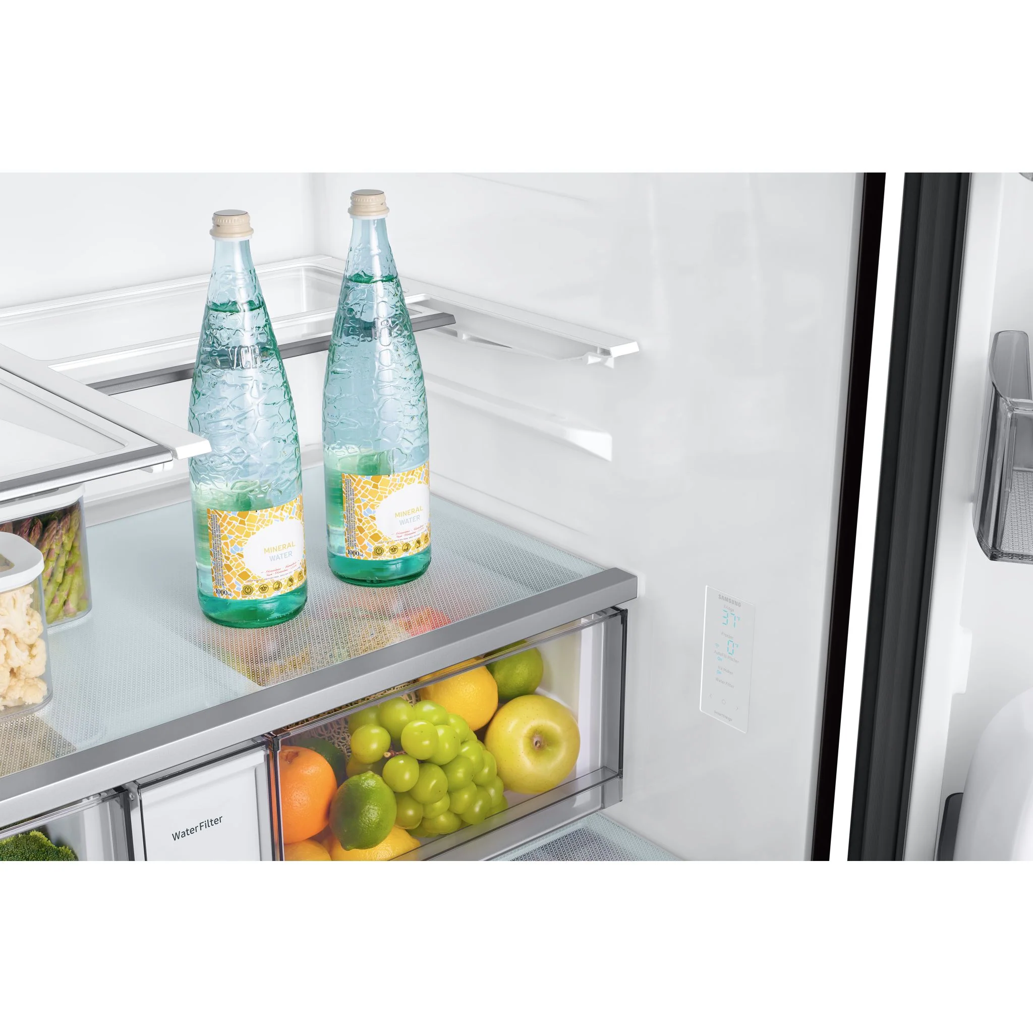 Samsung Bespoke French Door Fridge (RF30BB6600QL) - SmudgeProof Stainless Steel - Image 14