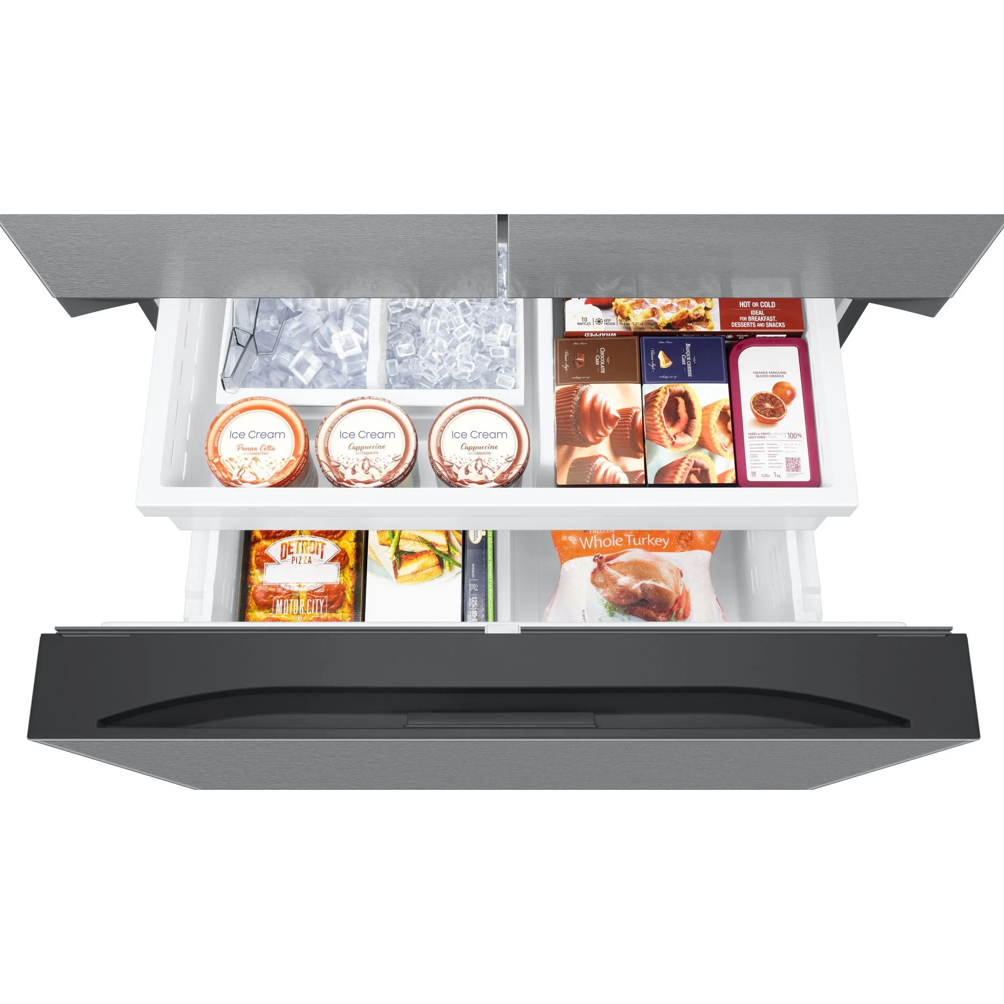Samsung French Door Fridge (RF32CG5400SRAA) - SmudgeProof Stainless Steel - Image 9