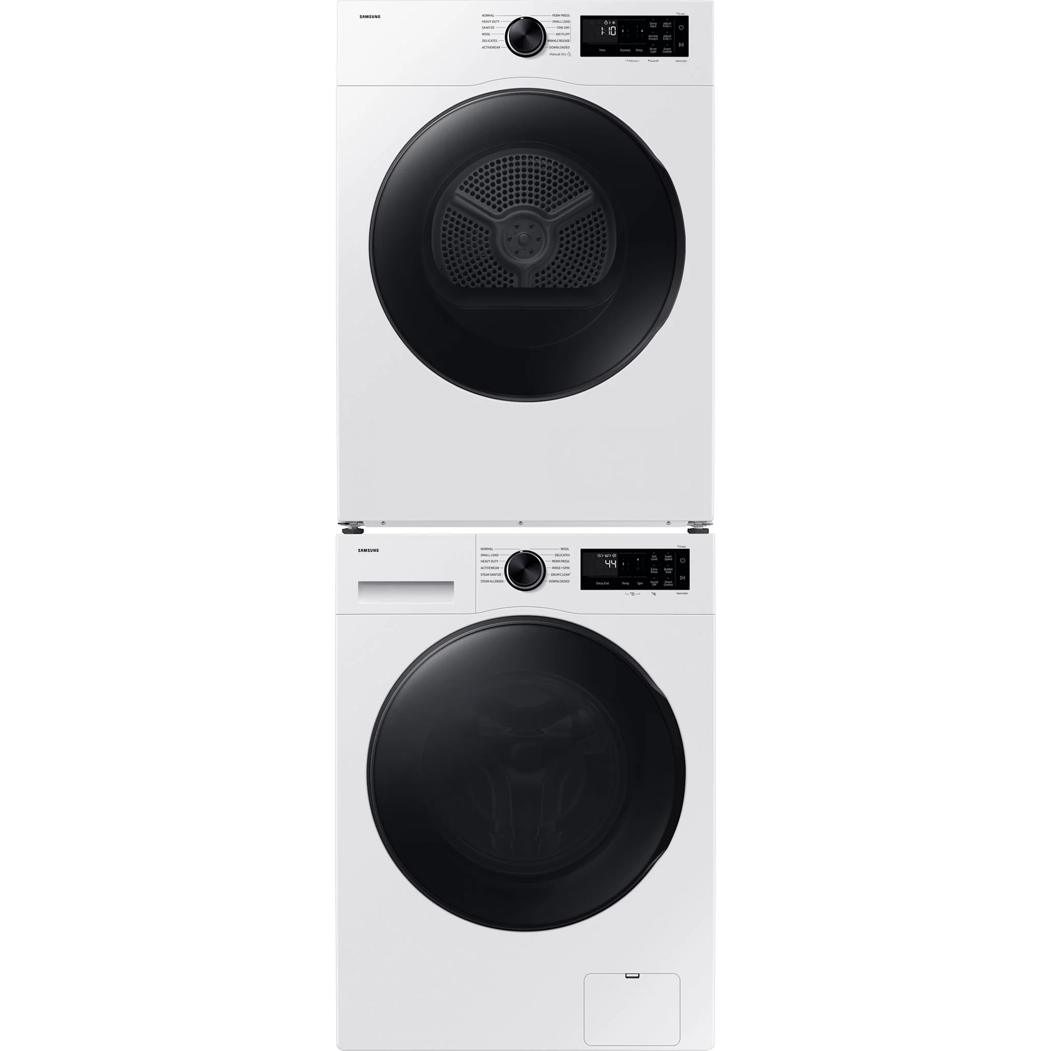 Samsung Front Load Pair (WW25FG5B34BEAC-DV25FG50B0BEAC) - White - Image 2