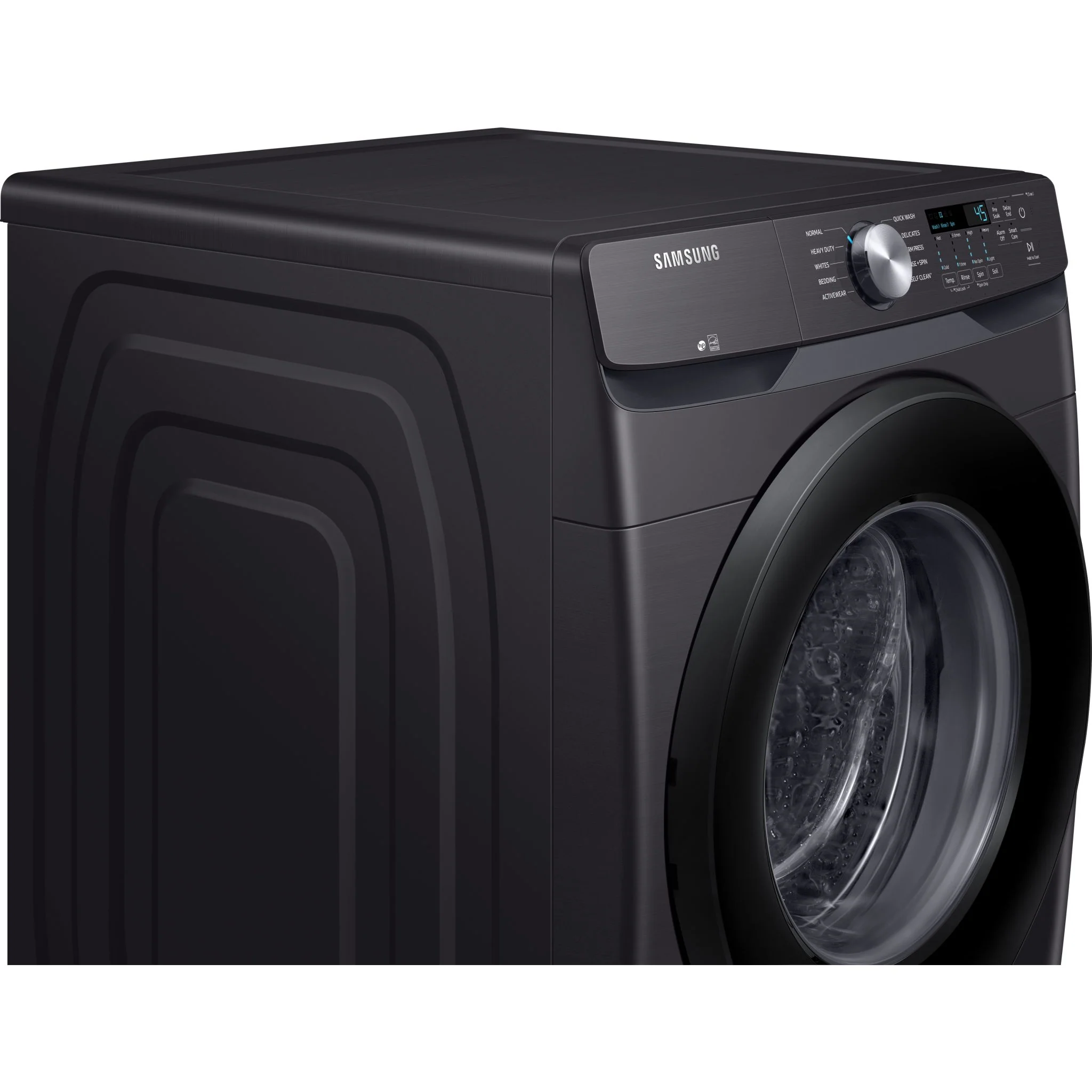 Samsung Front Load Washer (WF45T6000AV) - Black Stainless - Image 14