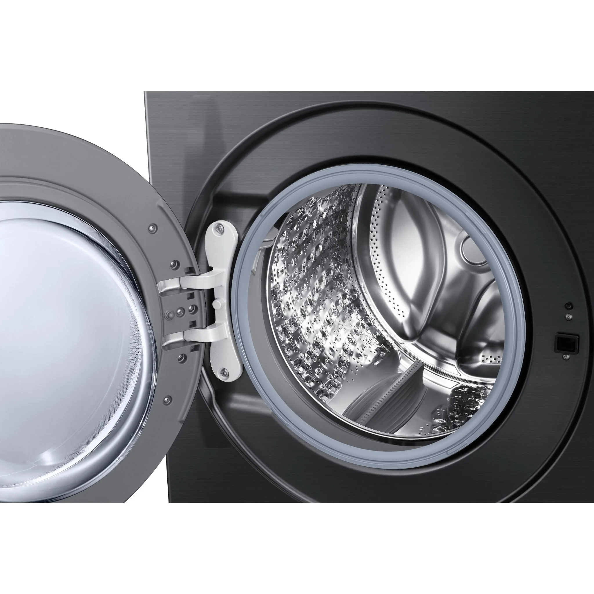 Samsung Front Load Washer (WF53BB8700AVUS) - Black Stainless - Image 6