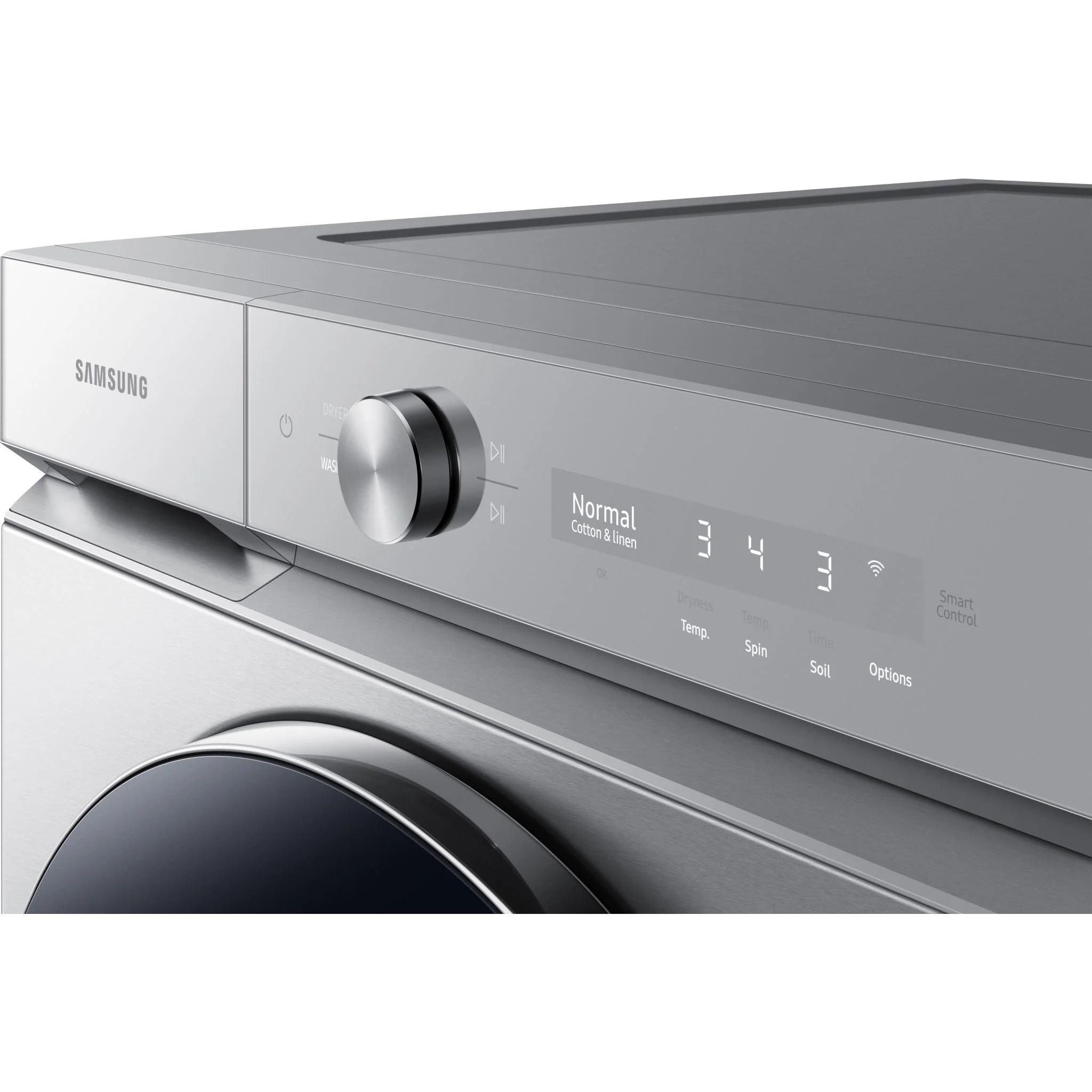 Samsung Front Load Washer (WF53BB8900ATUS) - Silver - Image 4