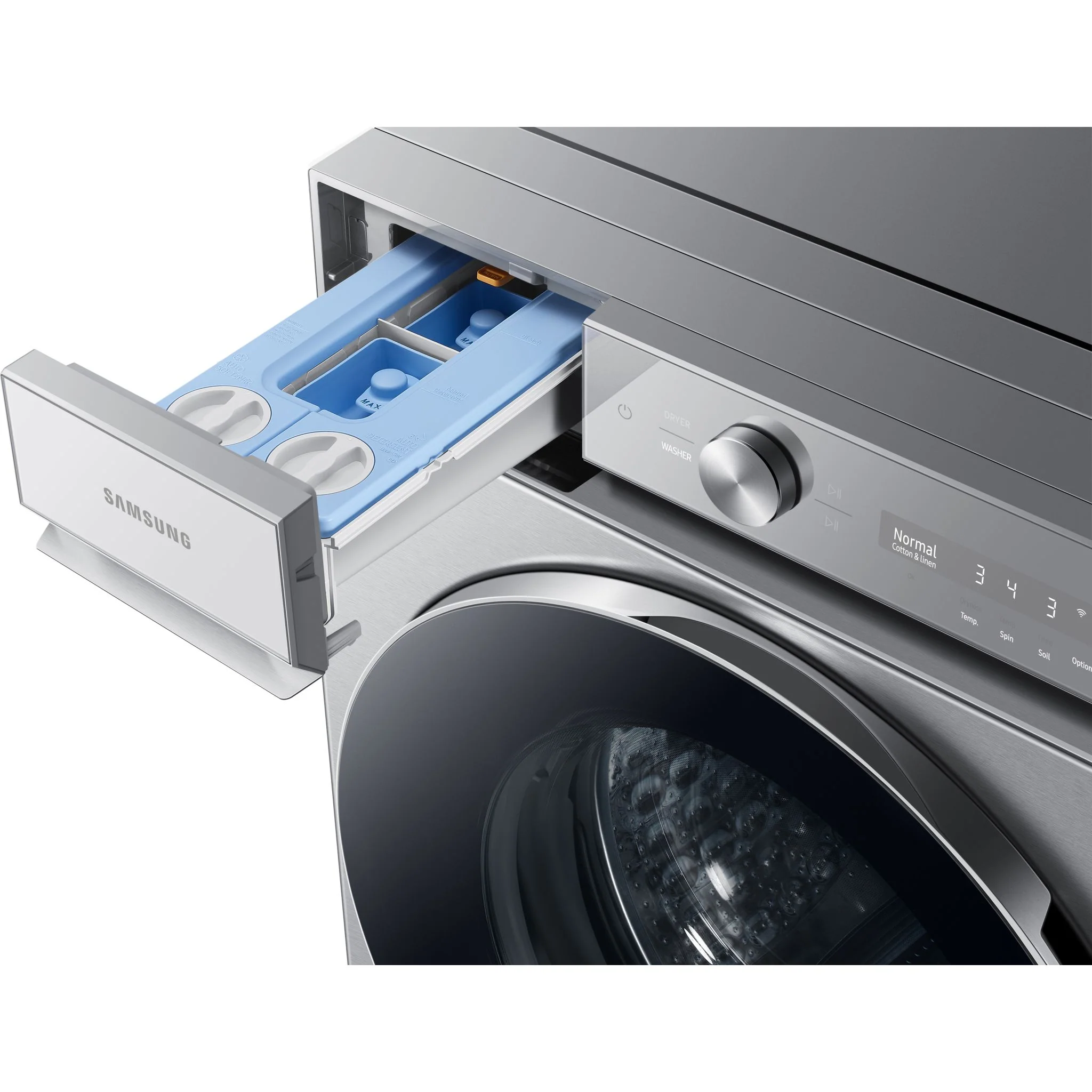 Samsung Front Load Washer (WF53BB8900ATUS) - Silver - Image 7