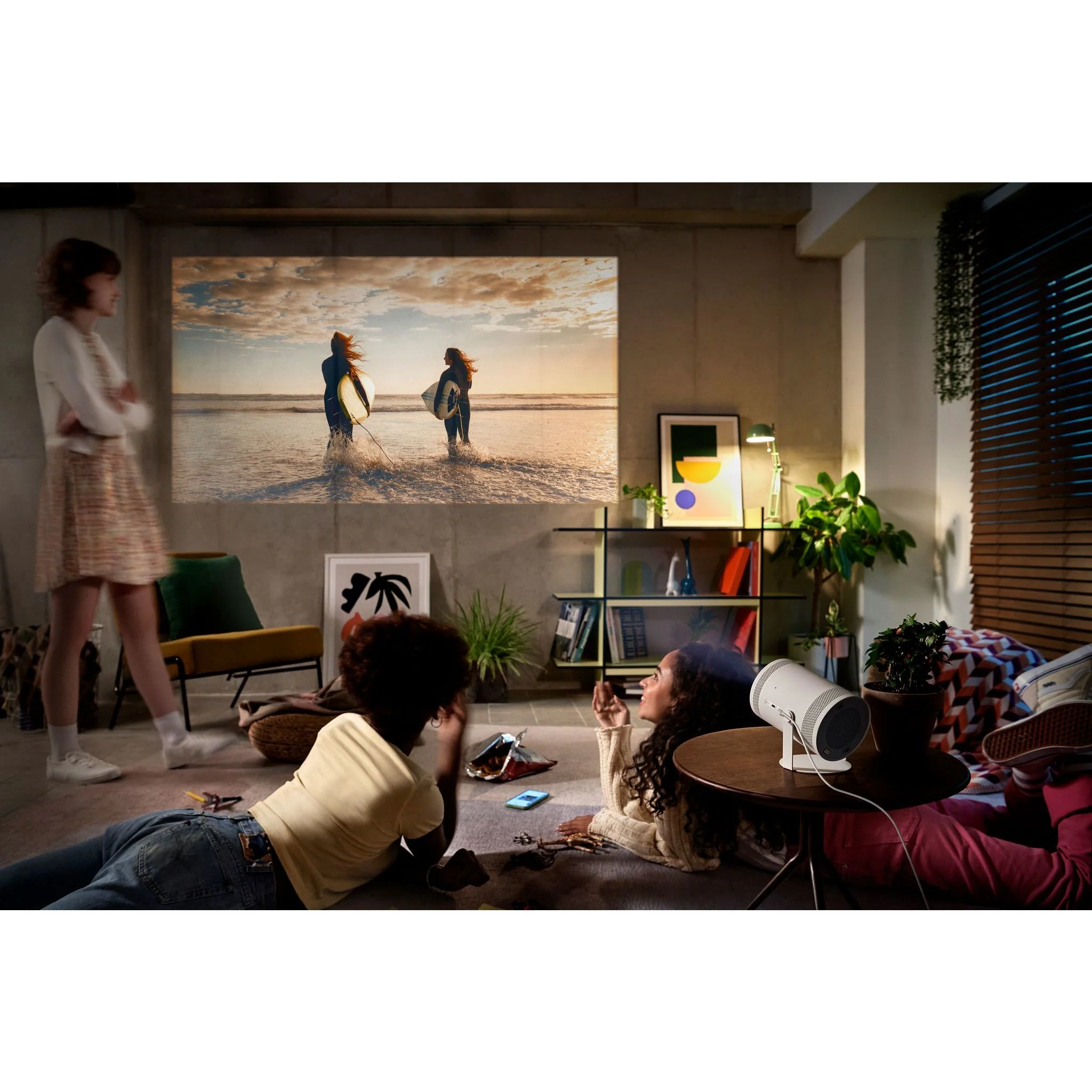 Samsung 100" Laser Projector (SP-LSP3BLAXZC) - White - Image 8