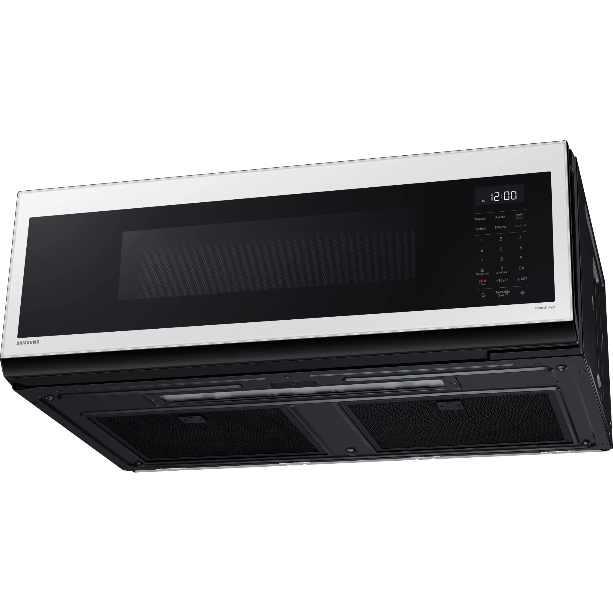 Samsung OTR Microwave (ME11CB751012AC) - White Glass - Image 12