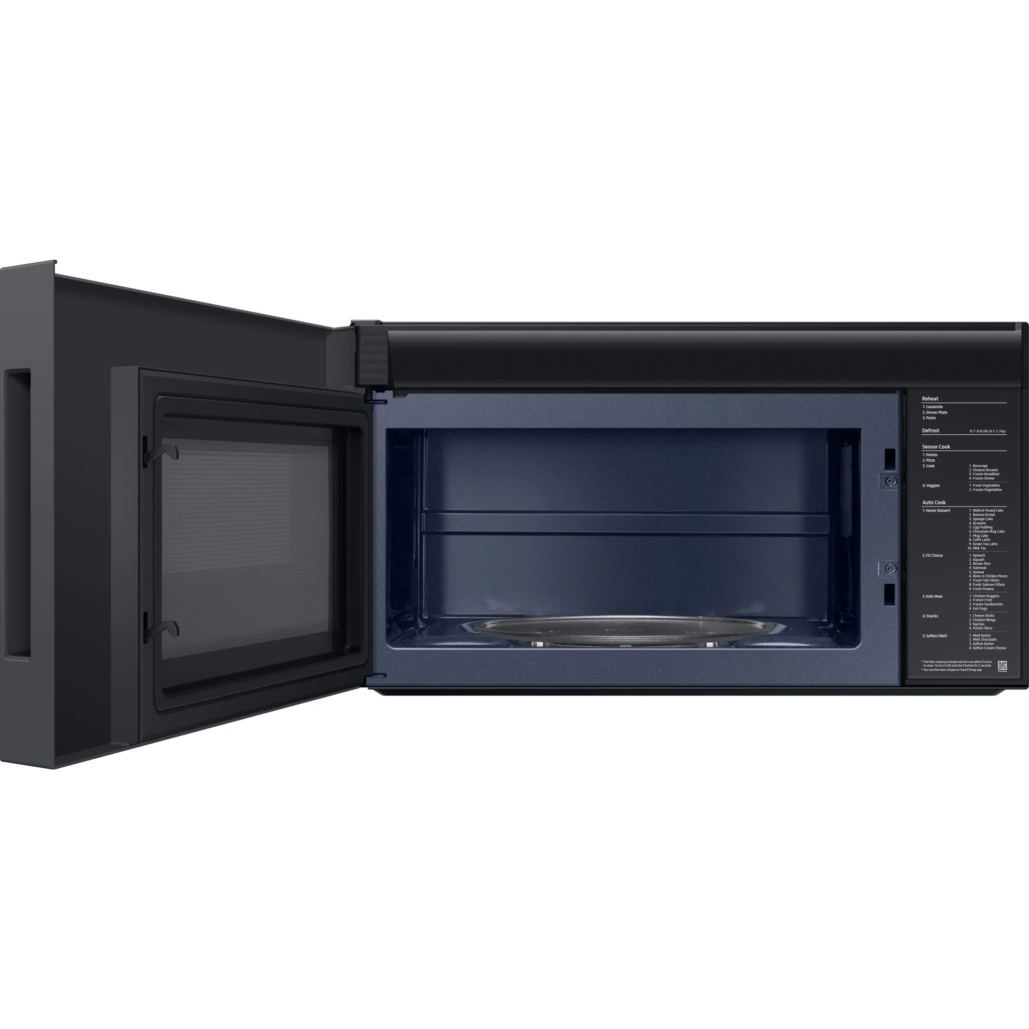 Samsung OTR Microwave (ME21DG6500MTAC) - Matte Black Stainless - Image 2