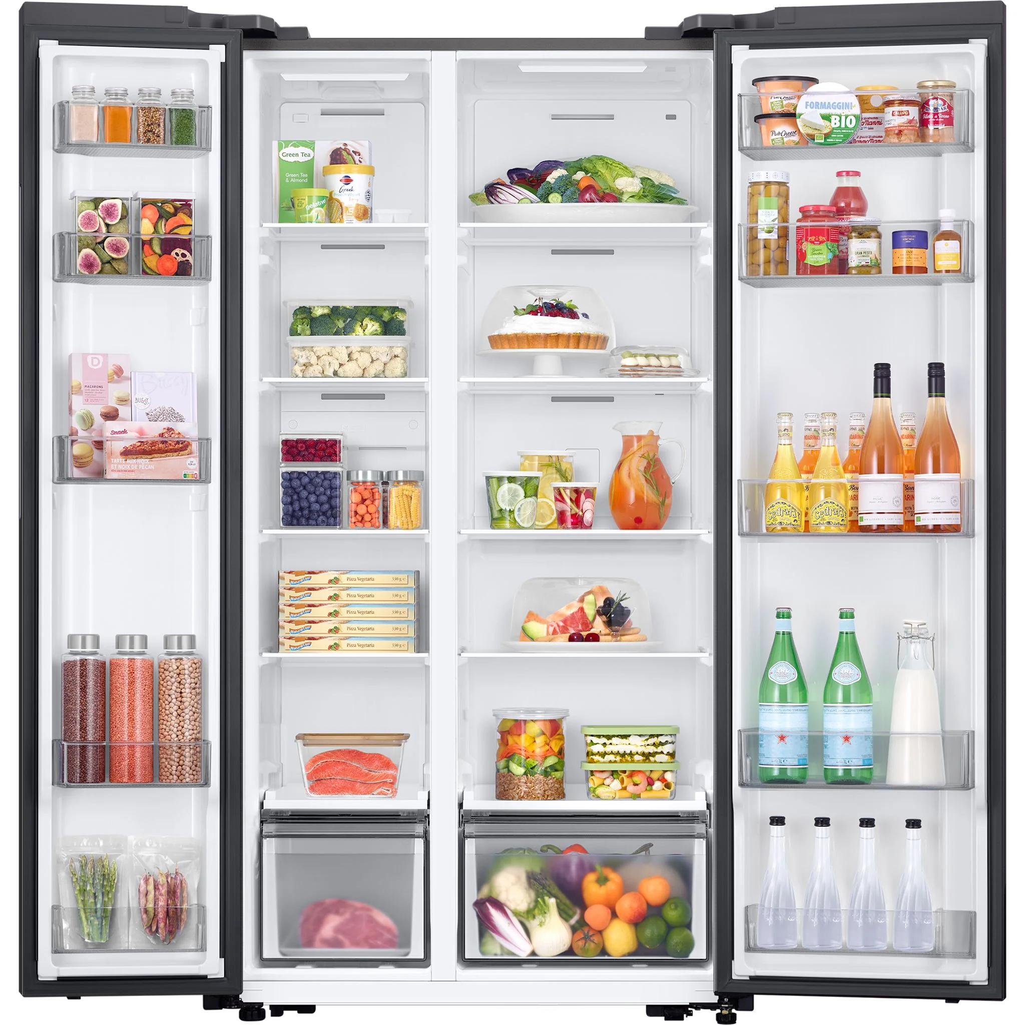 Samsung Side x Side Fridge (RS20DG4000M9AA) - Platinum Finish - Image 10