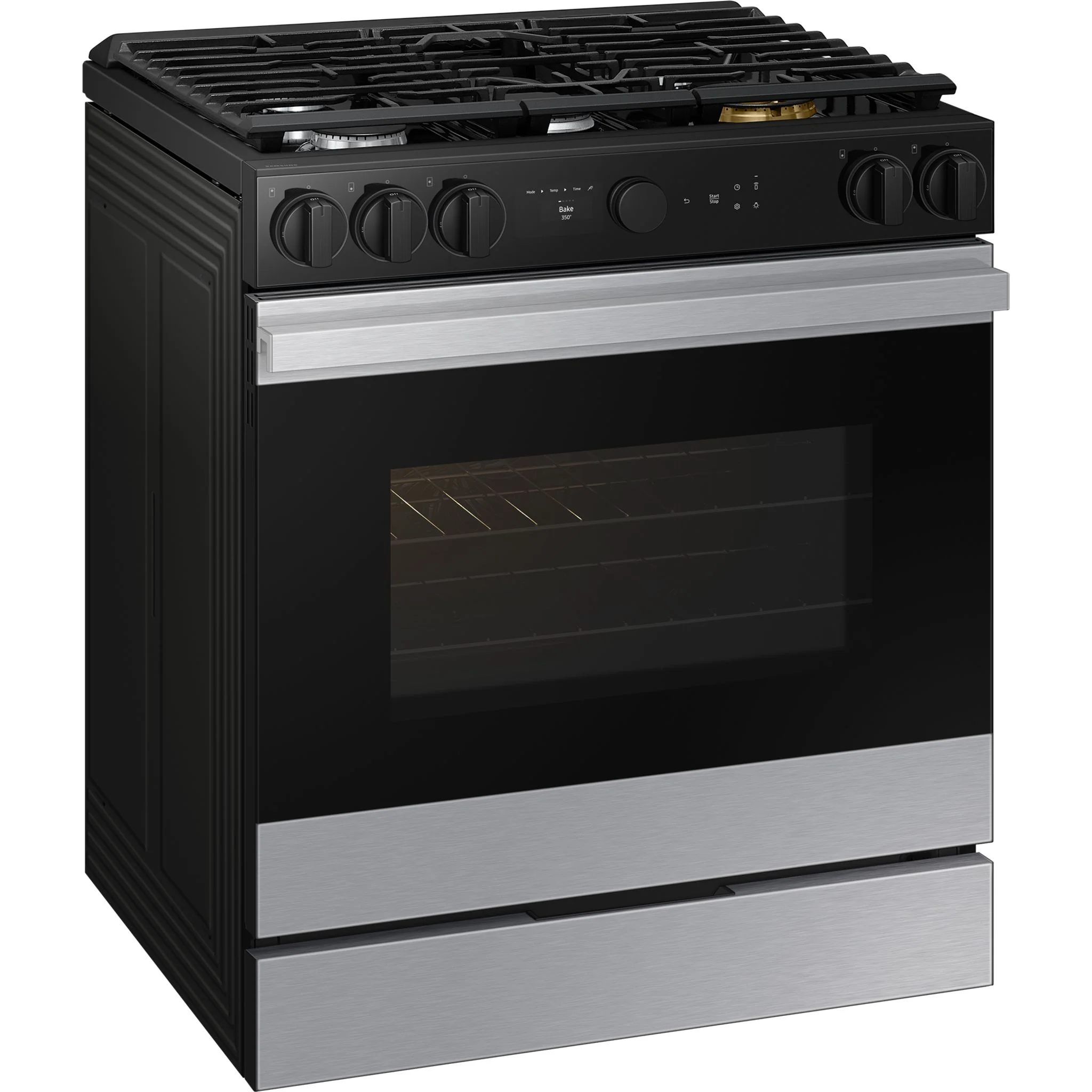 Samsung Slide-In Gas Range (NSG6DG8700SRAA) - Stainless Steel - Image 2