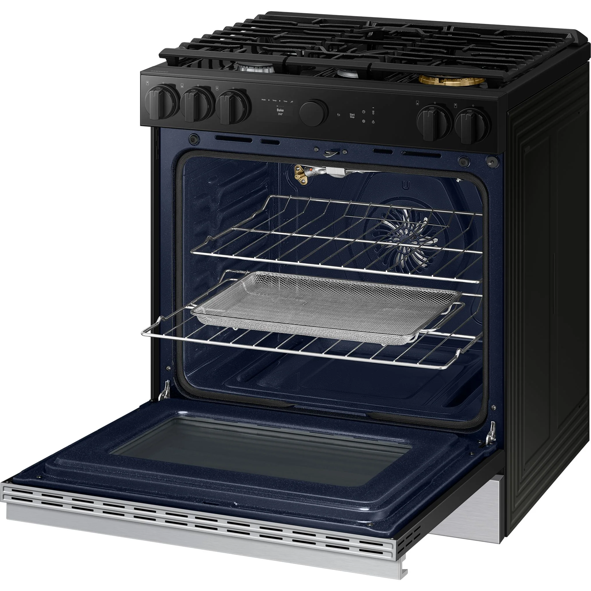 Samsung Slide-In Gas Range (NSG6DG8700SRAA) - Stainless Steel - Image 6