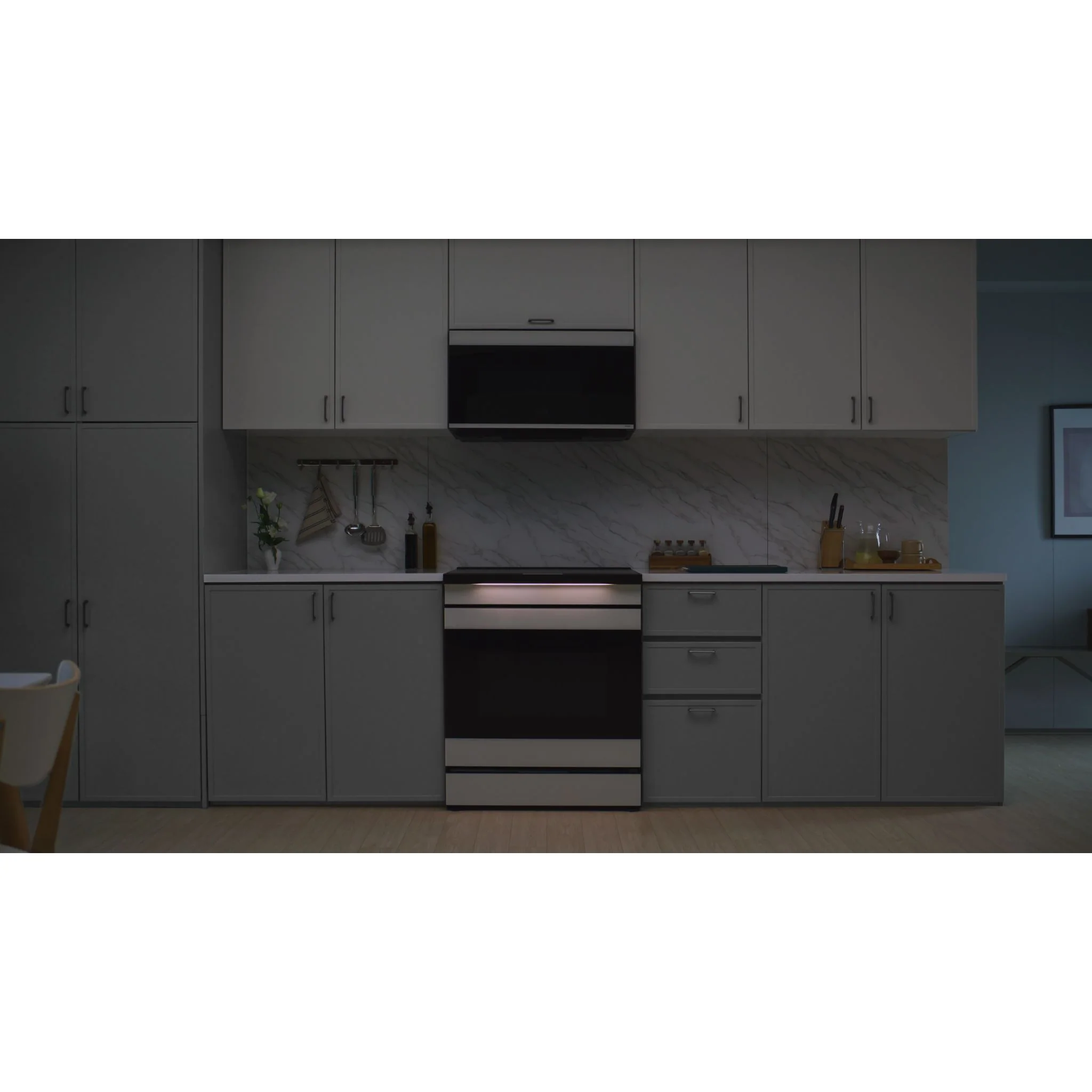 Samsung Slide-In Induction Range (NSI6DB990012AC) - White - Image 11
