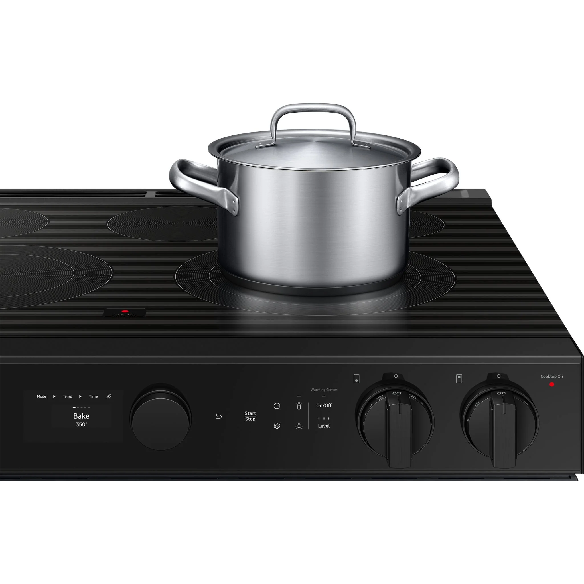 Samsung Slide-In Range (NSE6DG8500MTAC) - Matte Black Stainless Steel - Image 8