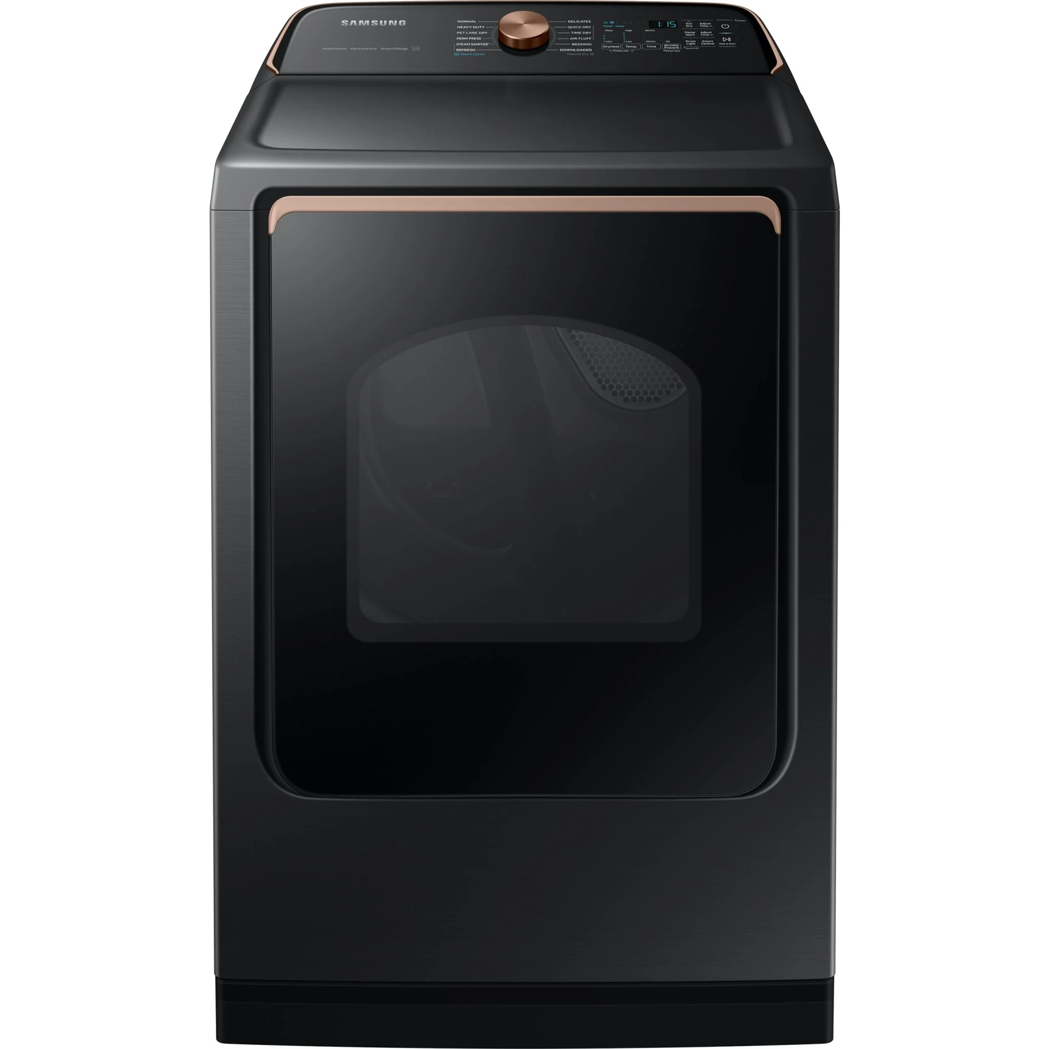 Samsung Steam Dryer (DVE54CG7550VAC) - Black Stainless