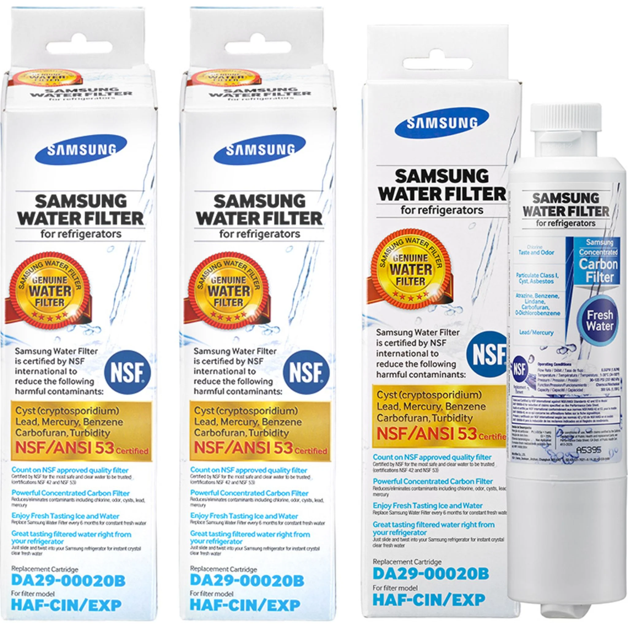 Samsung Side-by-Side & French Door Refrigerator Water Filter - (HAF-CIN) - Image 5