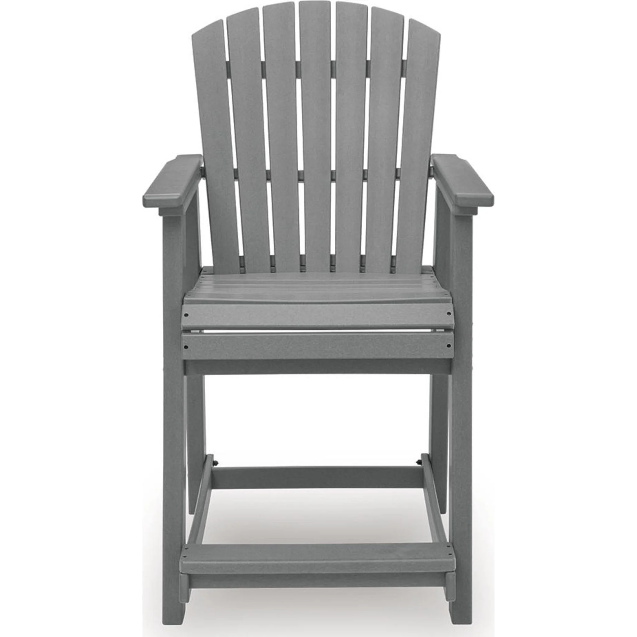Sanctuary Beach Outdoor Counter Height Stool (set of 2) - Dark Gray - Image 5