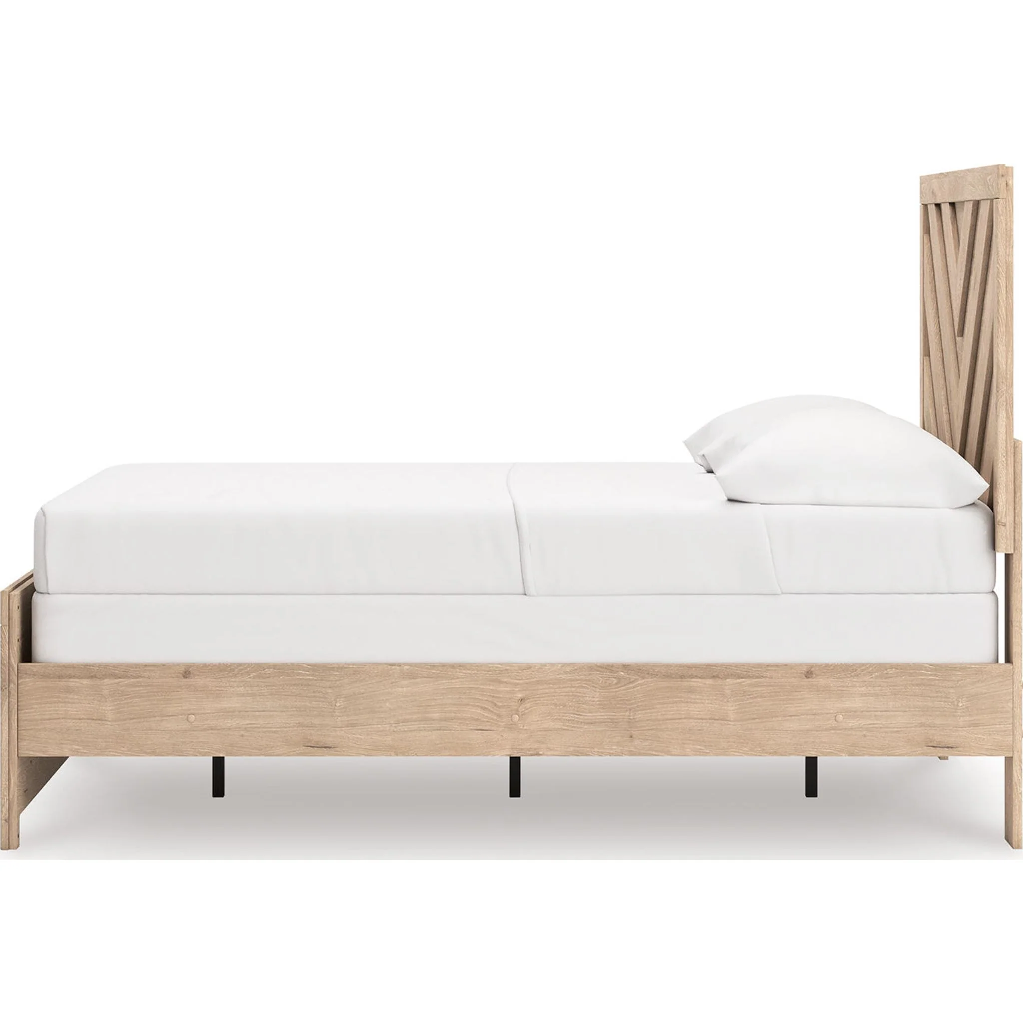 Sanginlane Full Panel Bed - Tan - Image 9