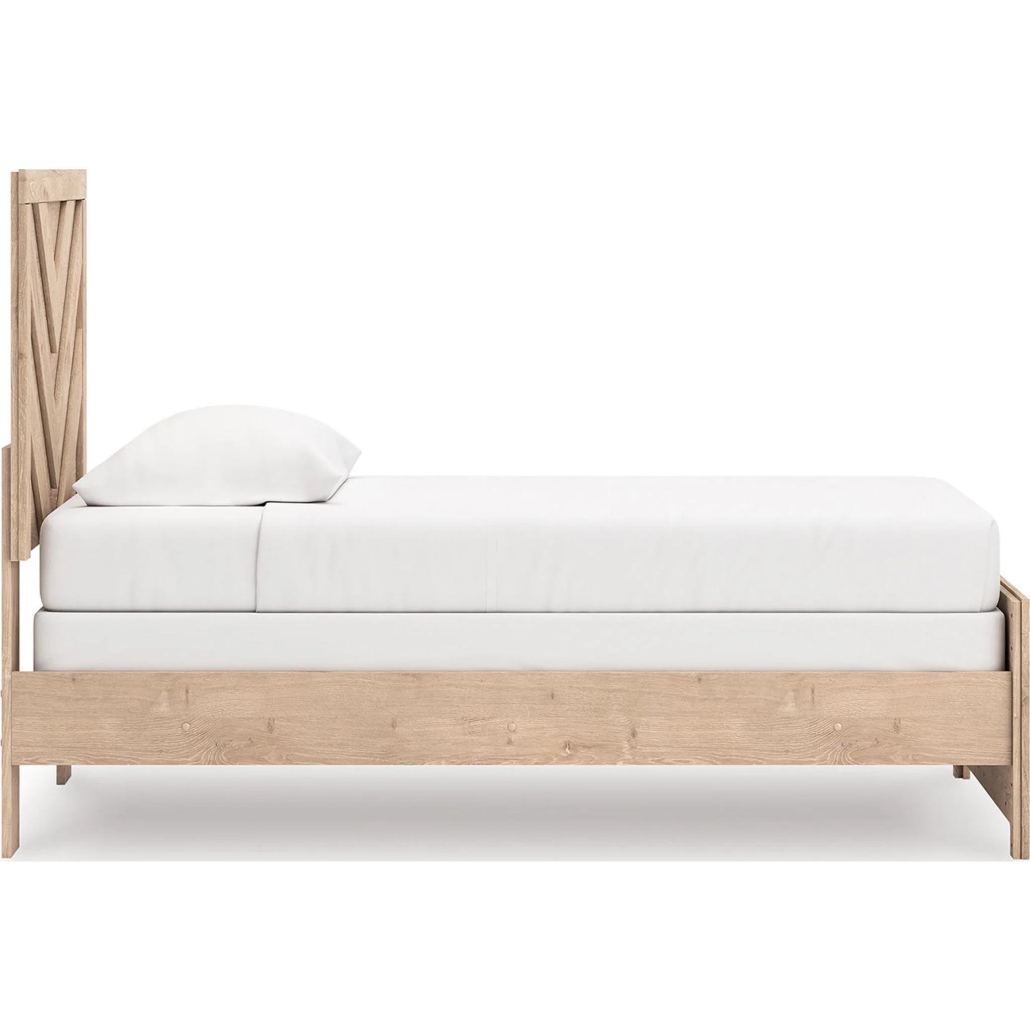 Sanginlane Twin Panel Bed - Tan - Image 10