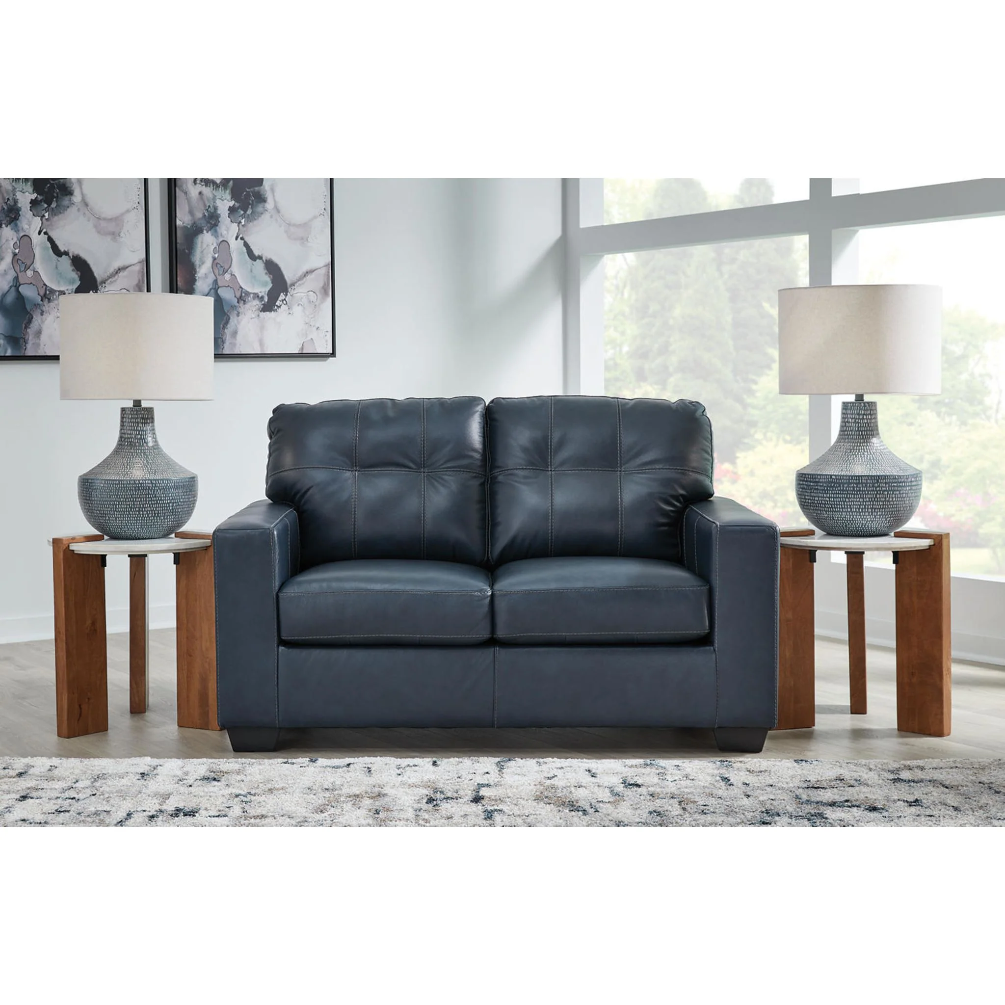 Santorine Loveseat - Ocean - Image 2