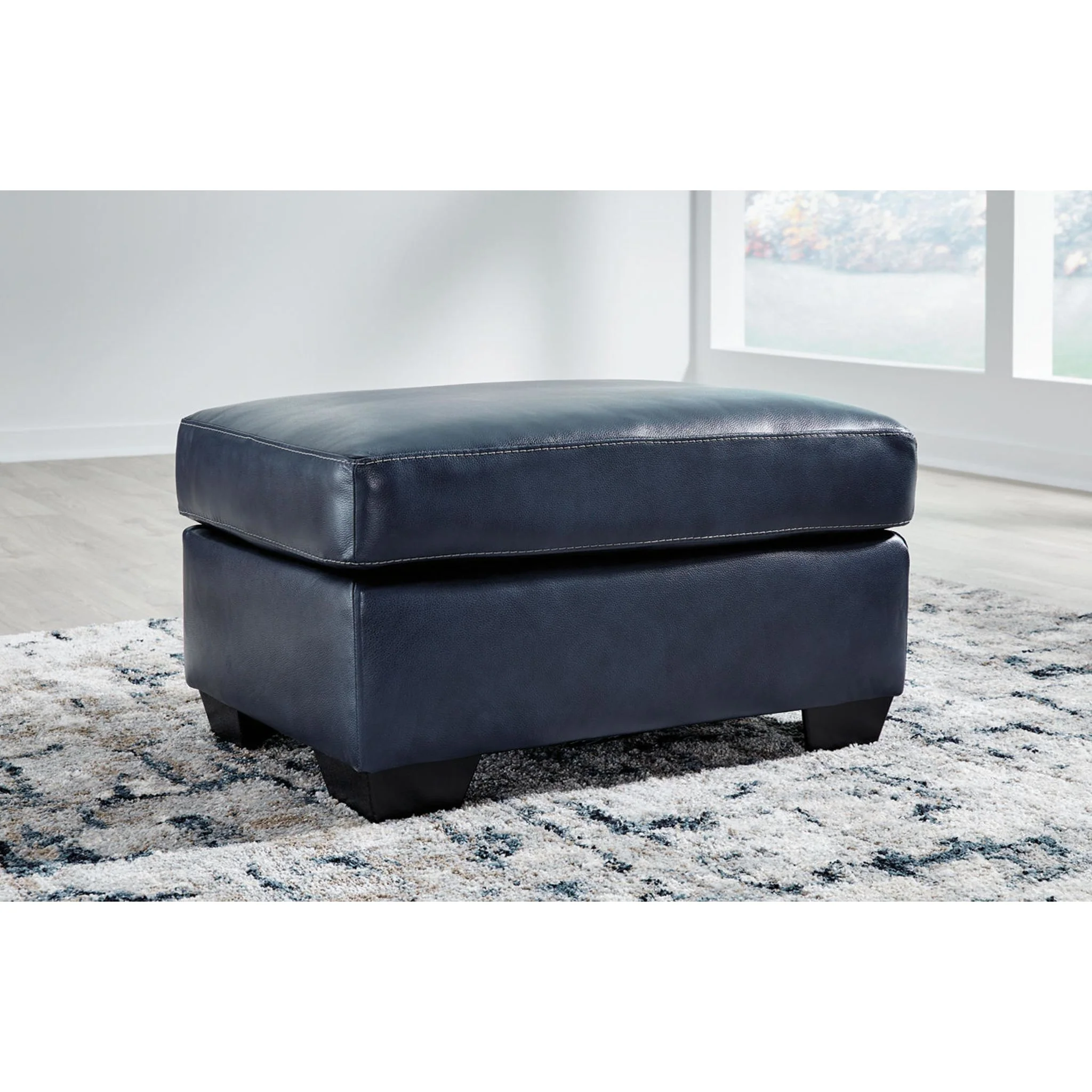 Santorine Ottoman - Ocean - Image 2