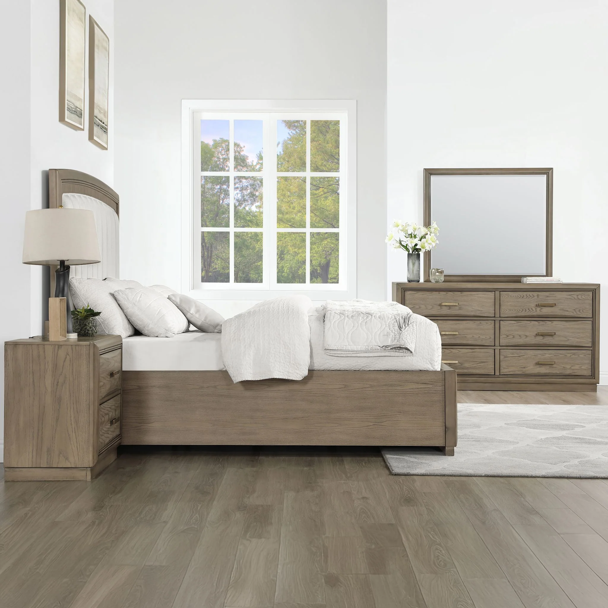 Savannah 6 Piece Storage Bedroom - Cocoa Grey - Image 9