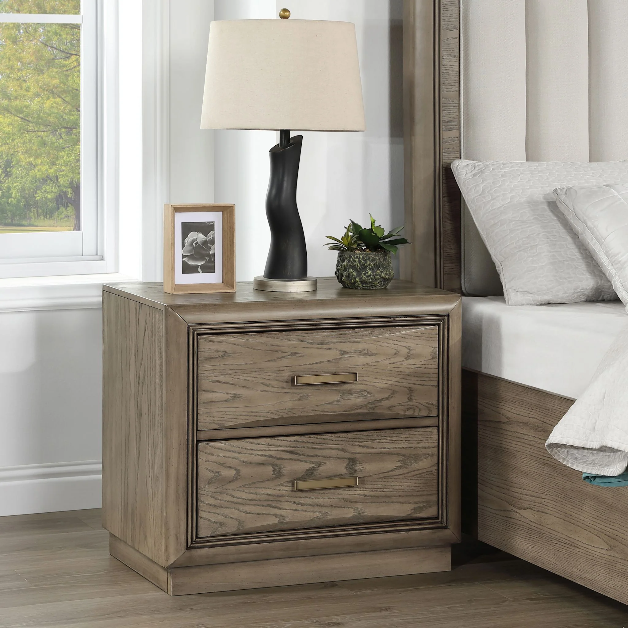 Savannah Nightstand - Cocoa Grey - Image 2