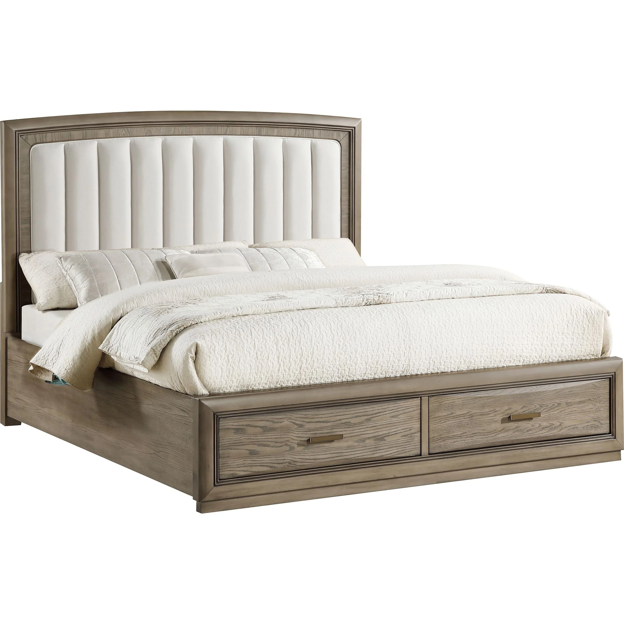 Savannah Storage Bed - Cocoa Grey/Cream