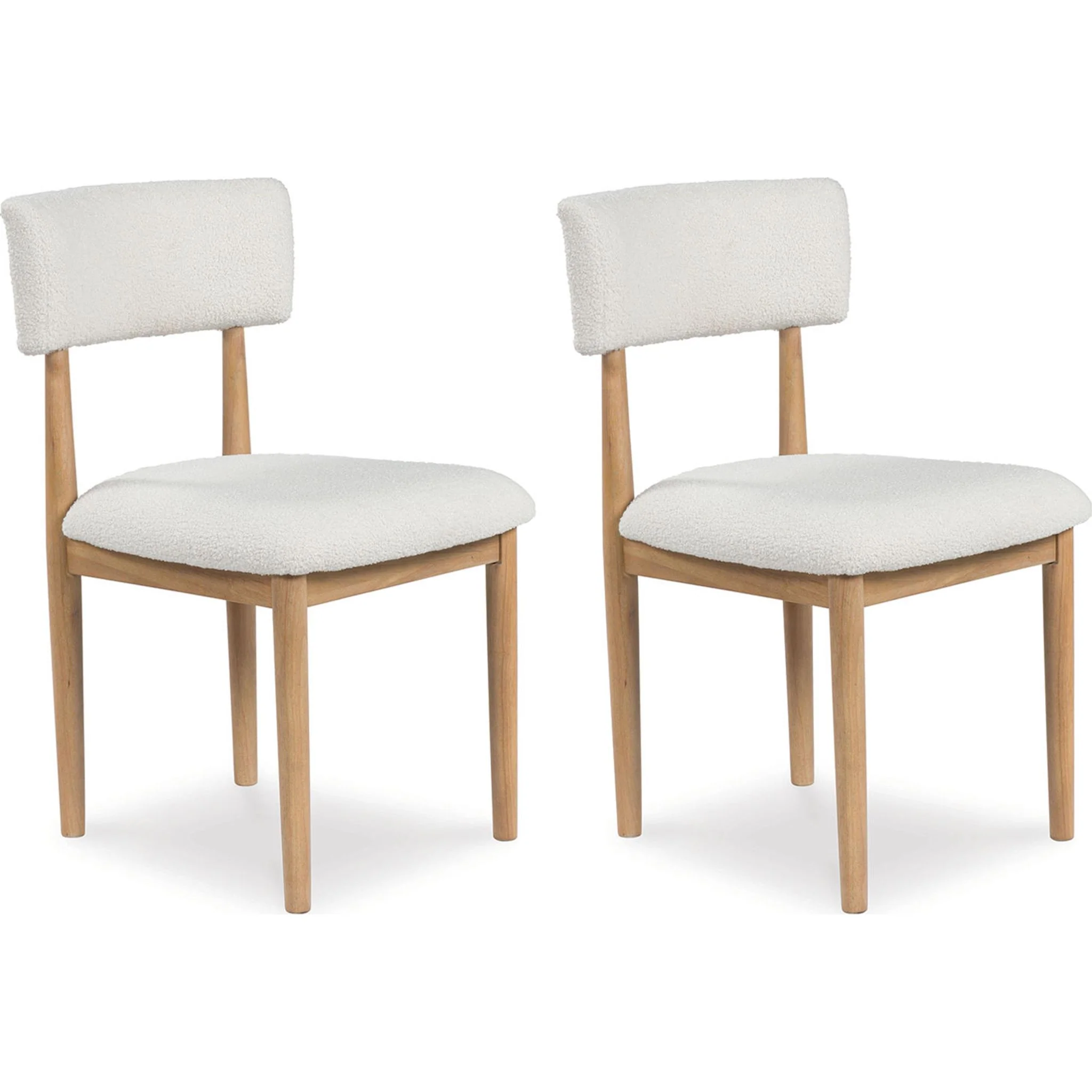 Sawdyn Dining Chair - White/Light Brown - (D427-02) - Image 6