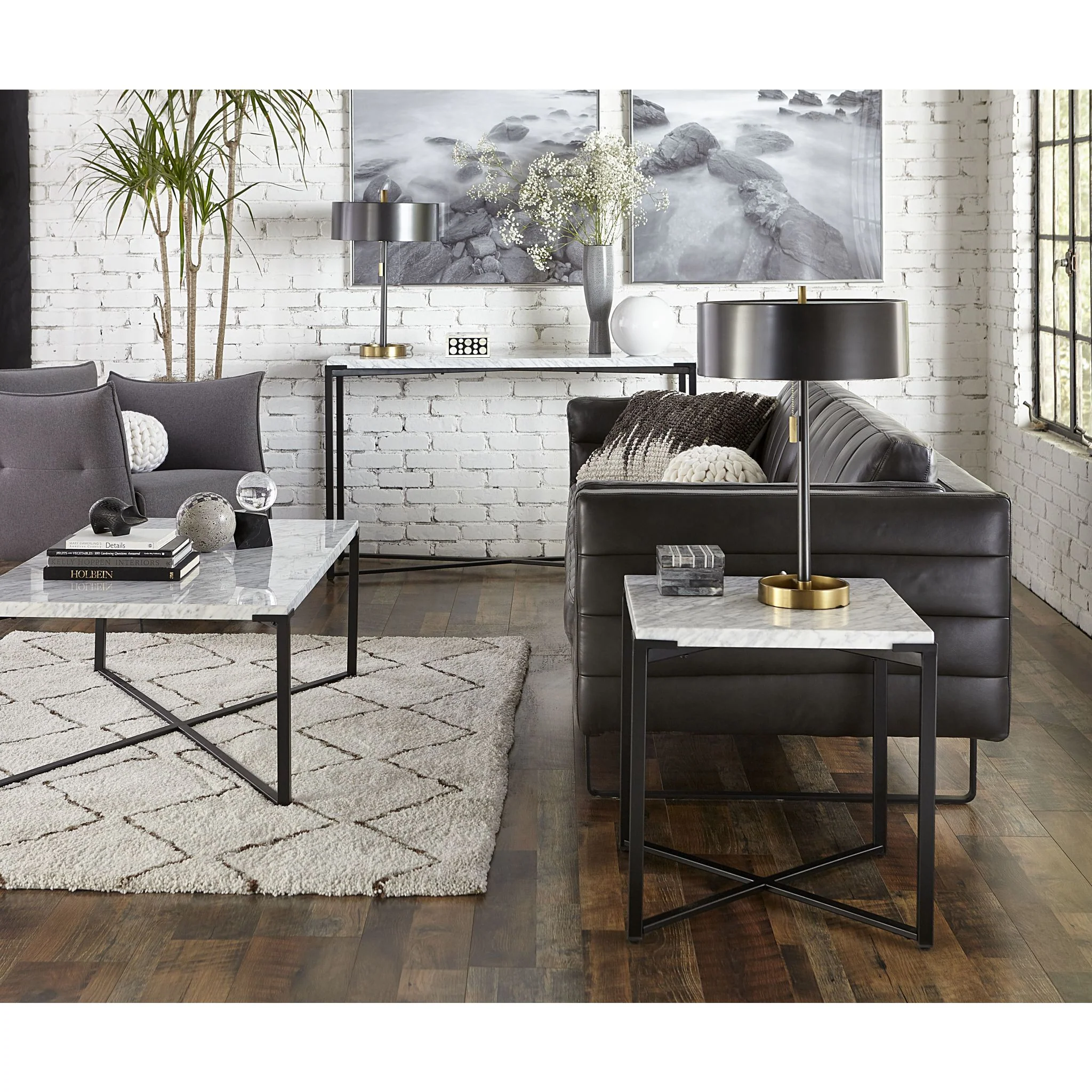 Saxon End Table - Matte Black - Image 5