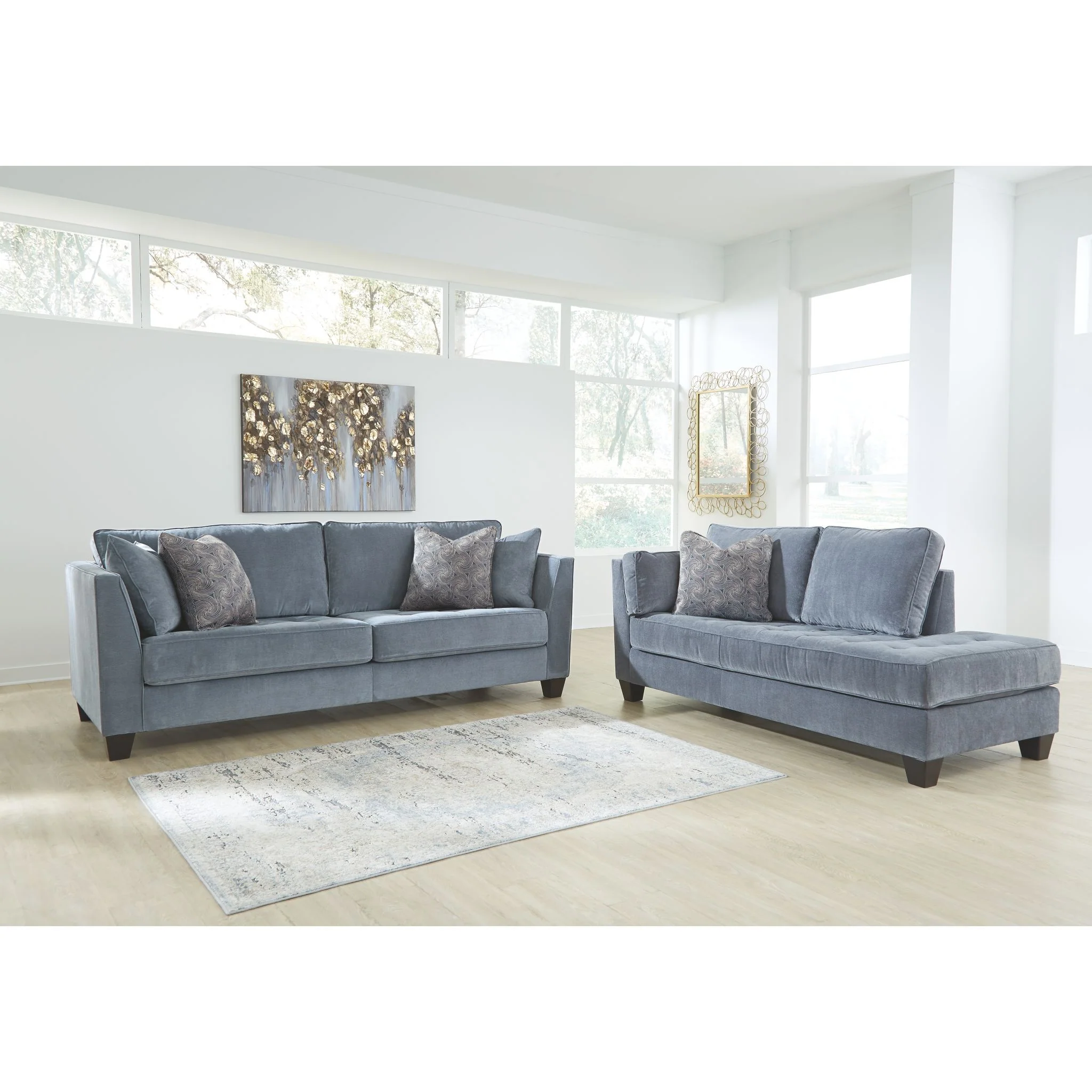 Sciolo LAF Corner Chaise - Cobalt - Image 3