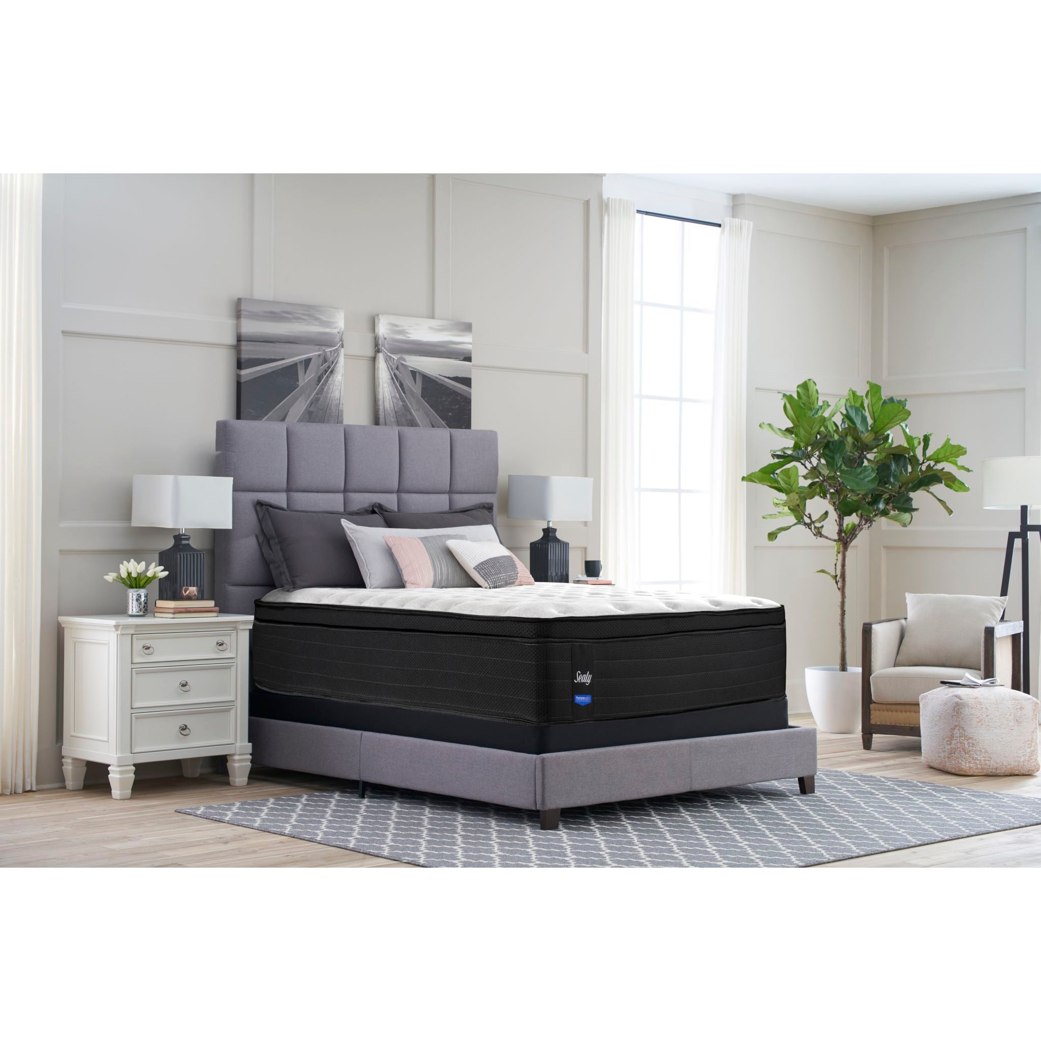 Sealy Posturepedic® Natural Origins Yorke Euro Top Latex 13.75 inch Mattress - Image 2