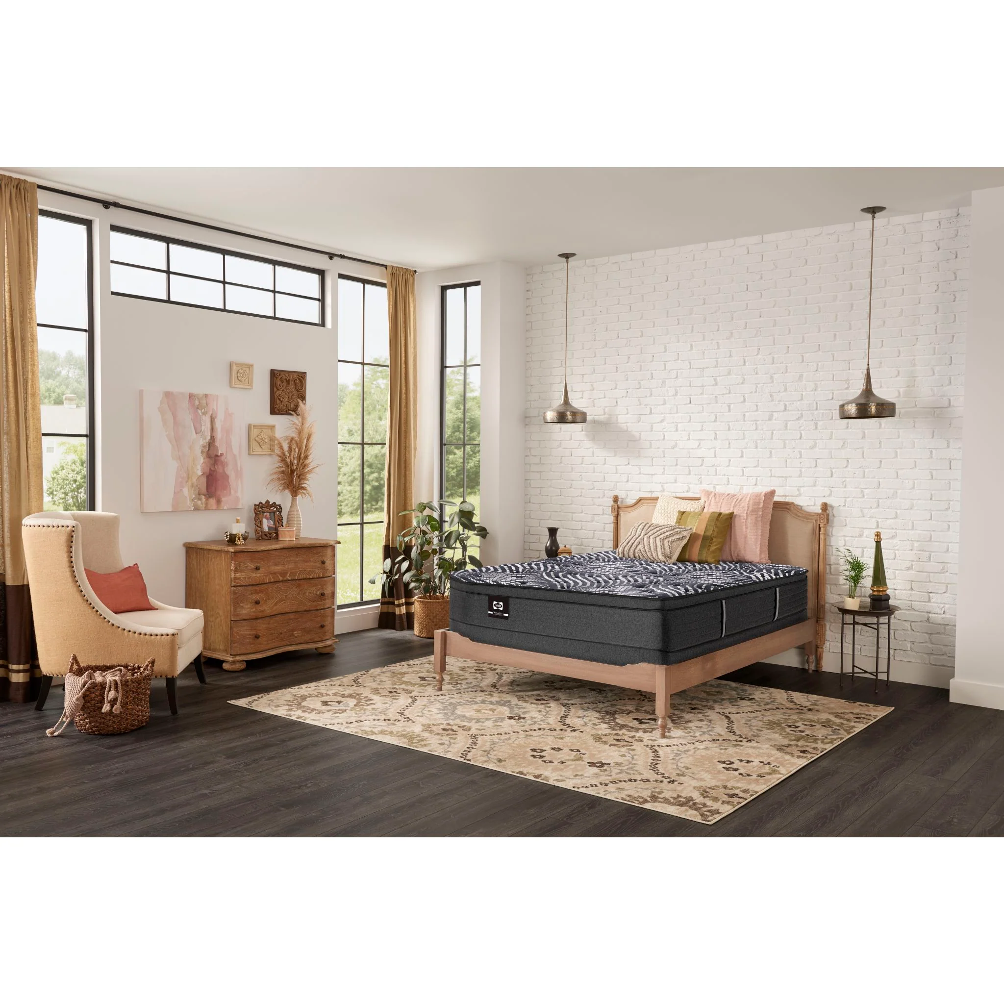 Sealy Posturpedic Luxury Talvi 14.5" Medium Euro Top Mattress - Image 6