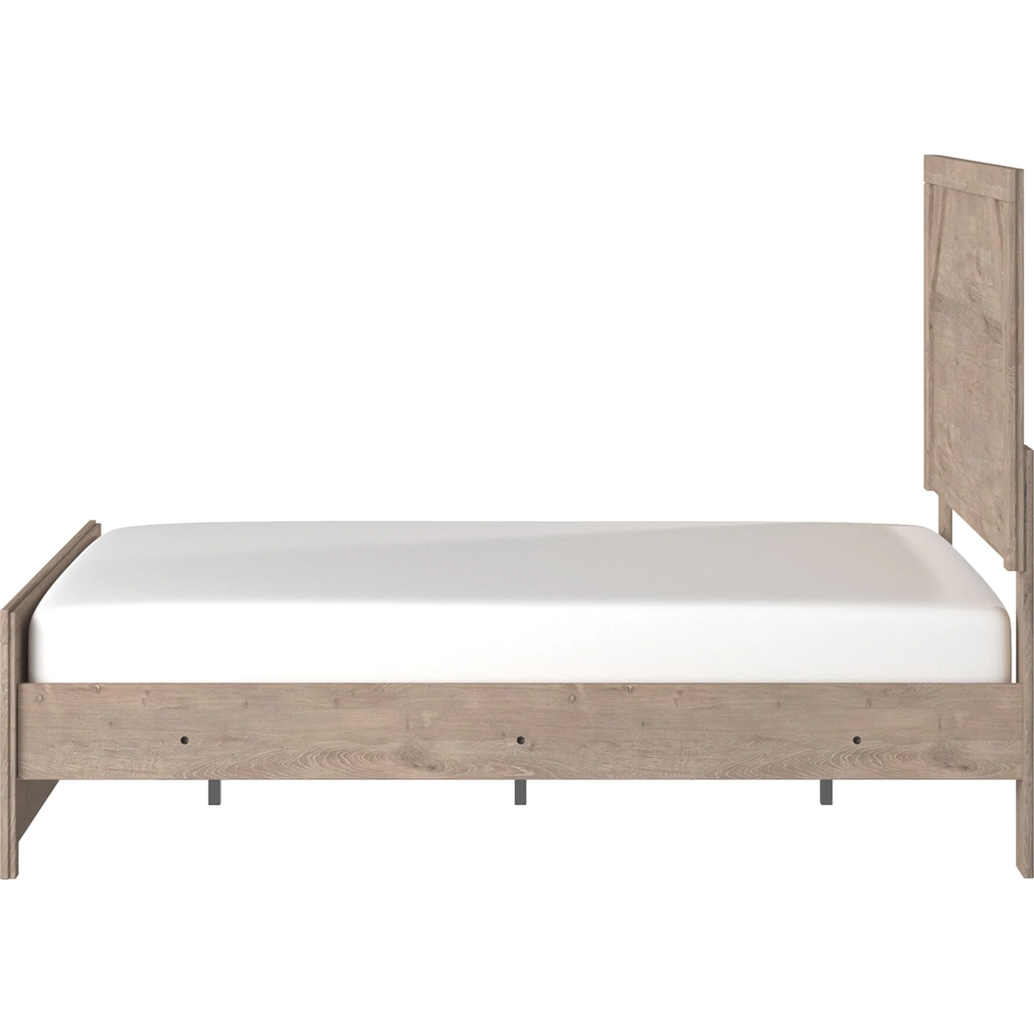 Senniberg Full Panel Bed - Light Brown/White - Image 6